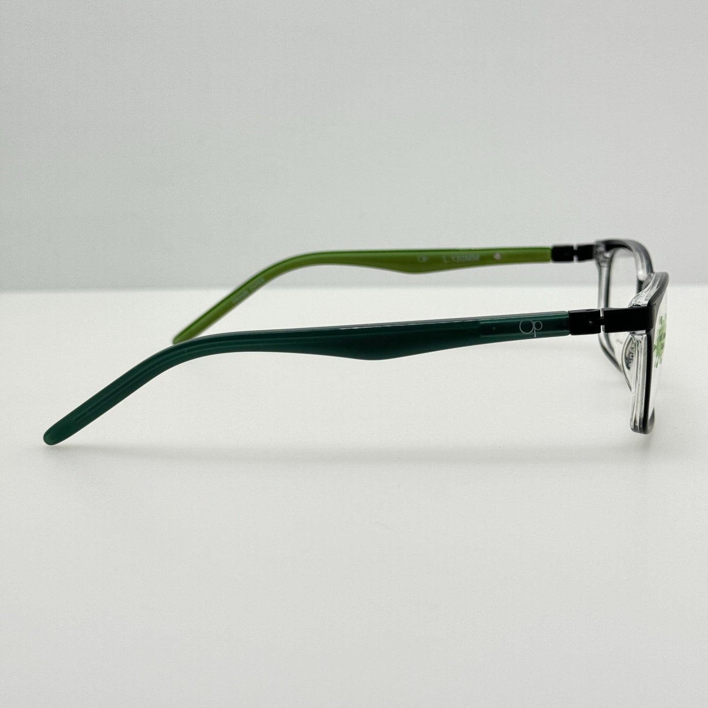 Ocean Pacific Eyeglasses Eye Glasses Frames OP 876 Black Laminate 49-16-130