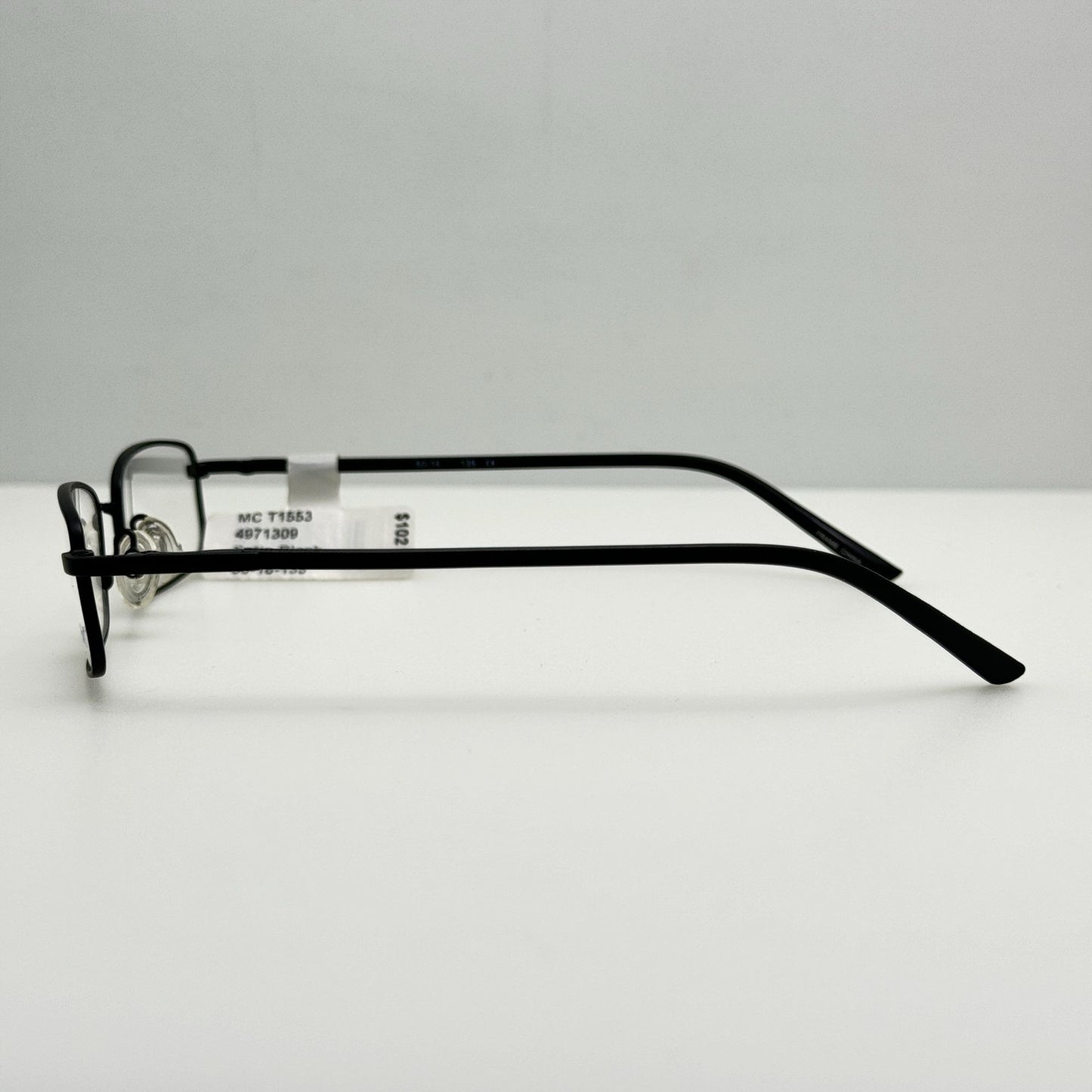 Ti Flex Eyeglasses Eye Glasses Frames 1553 002 Satin Black 50-18-135