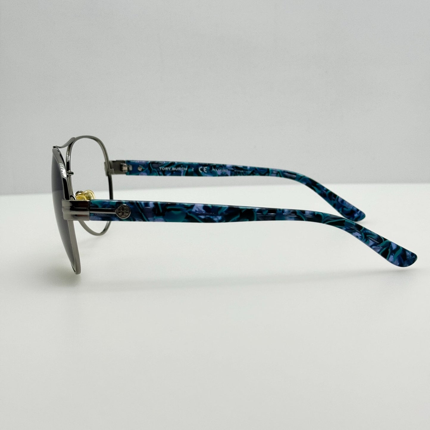 Tory Burch Sunglasses TY 6031 102/37 59-10-135 Polarized Lens Missing