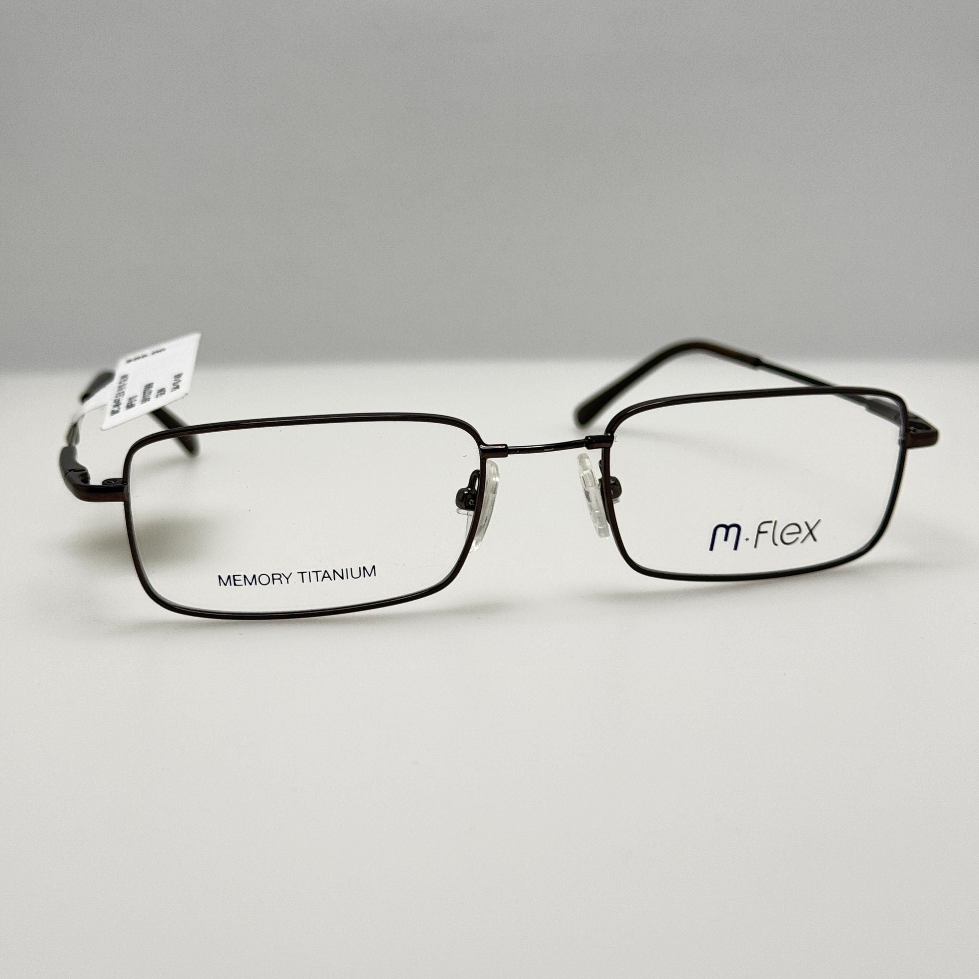 M Flex Eyeglasses MF510 Gunmetal Designer Frames Only Silver 54-19-145 M-Flex MF 510 Gun Gunmetal Eyeglass Frame 54 19 145 | eBay main image 2