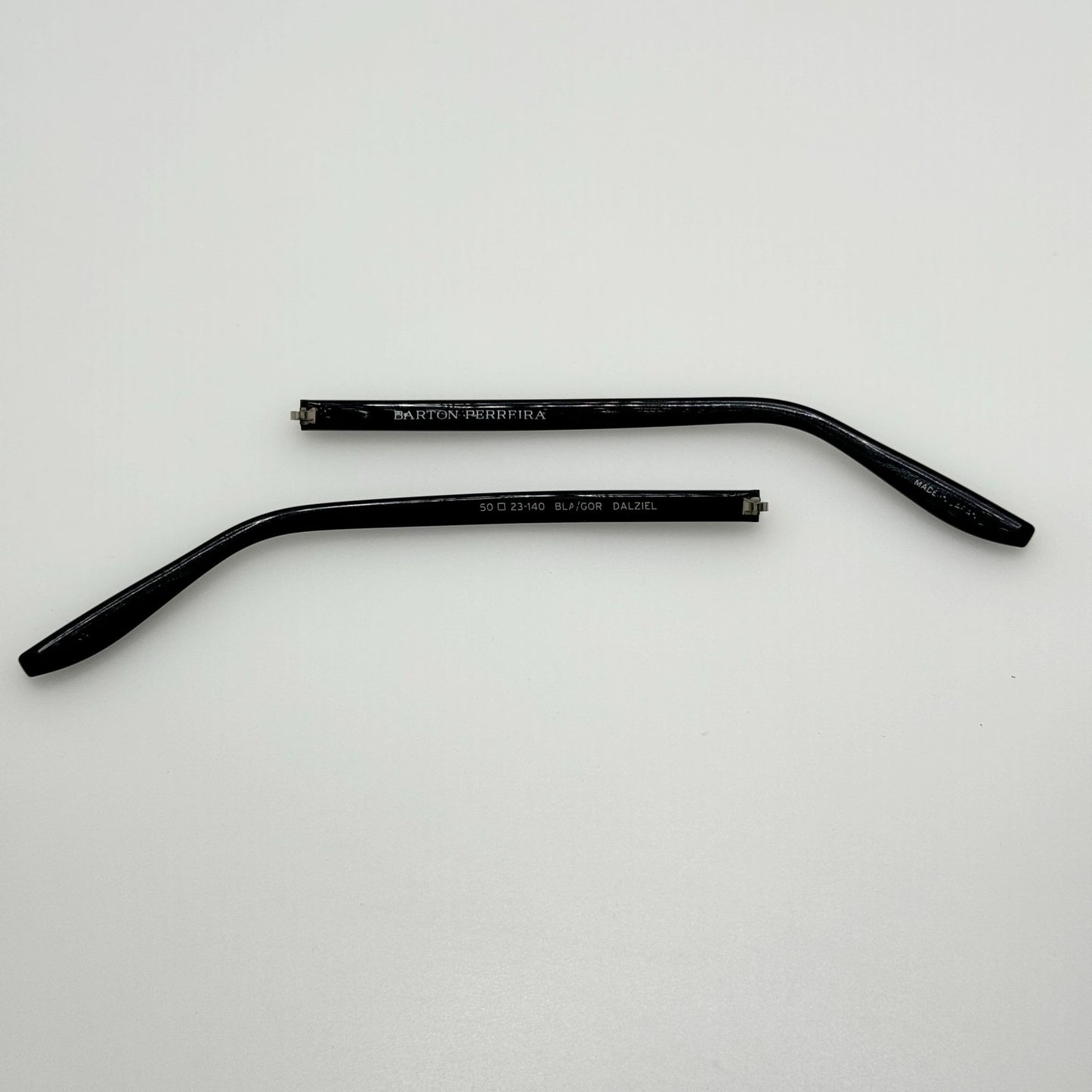 Barton Perreira Dalziel 50-23-140 BLA/GOR Eye Glasses Temple Arms Only PARTS