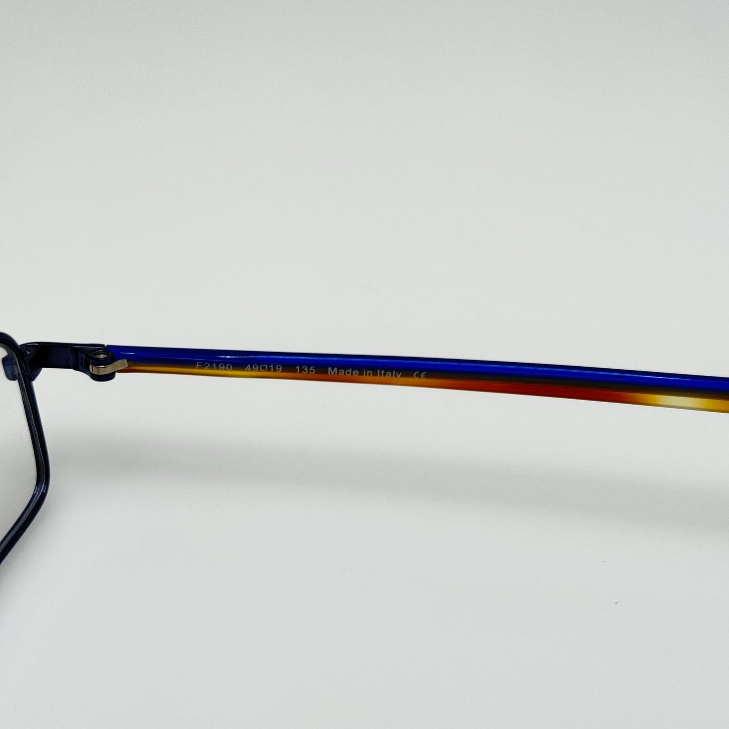 Fiori Eyeglasses Eye Glasses Frames F2190 Navy 49-19-135 Italy
