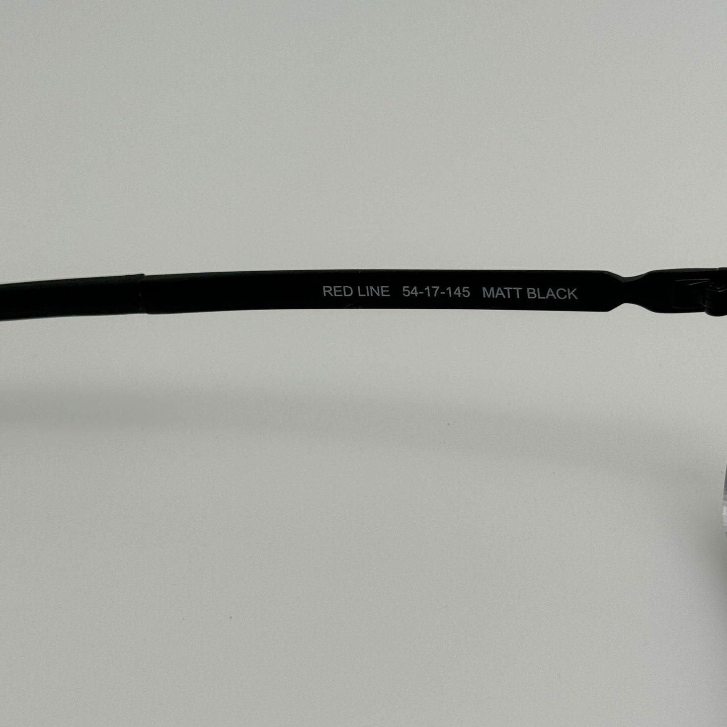 Denali Eyeglasses Eye Glasses Frames Red Line Matt Black 54-17-145