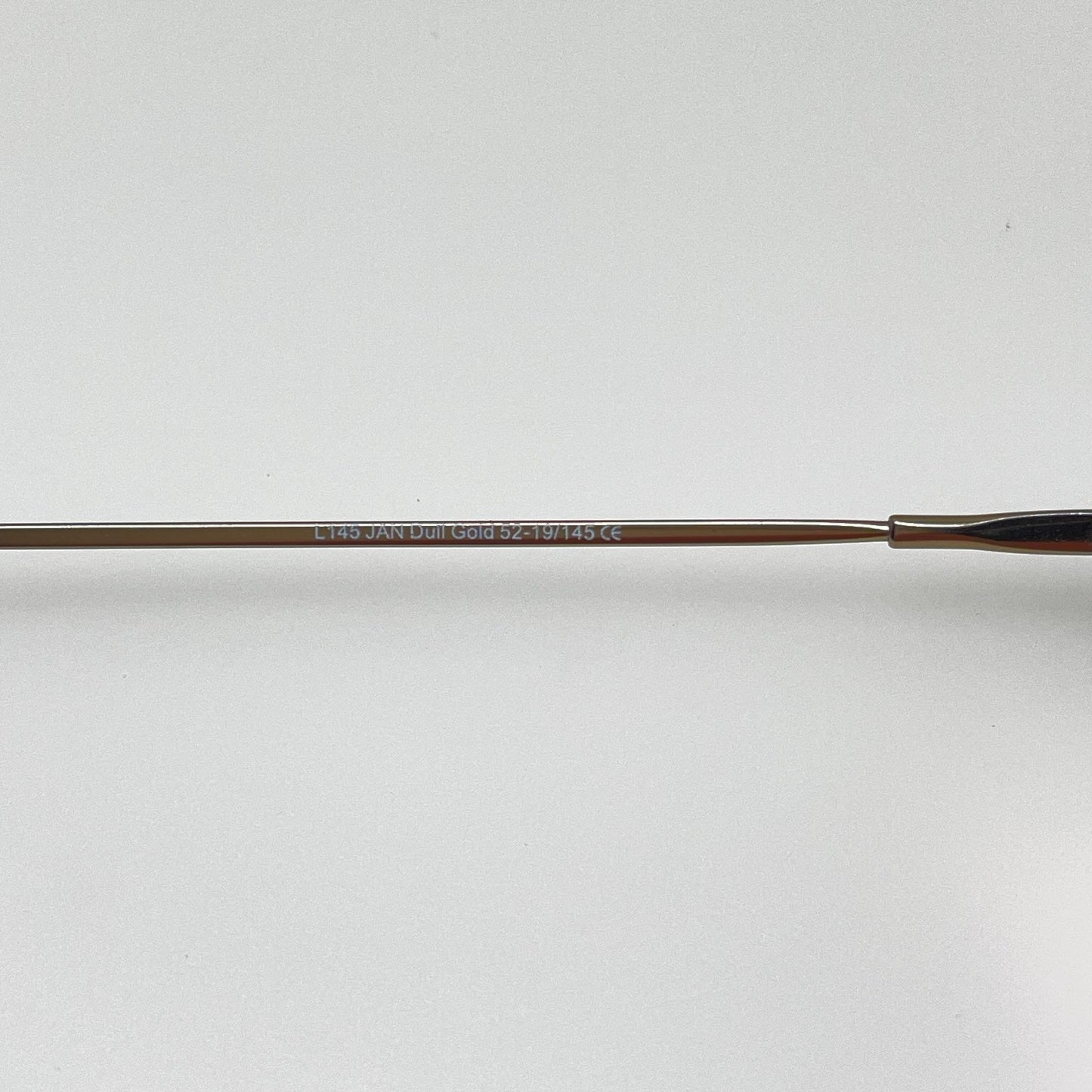 GG Eyes Eyeglasses Eye Glasses Frames Jan 52-19-145 Dull Gold Avada