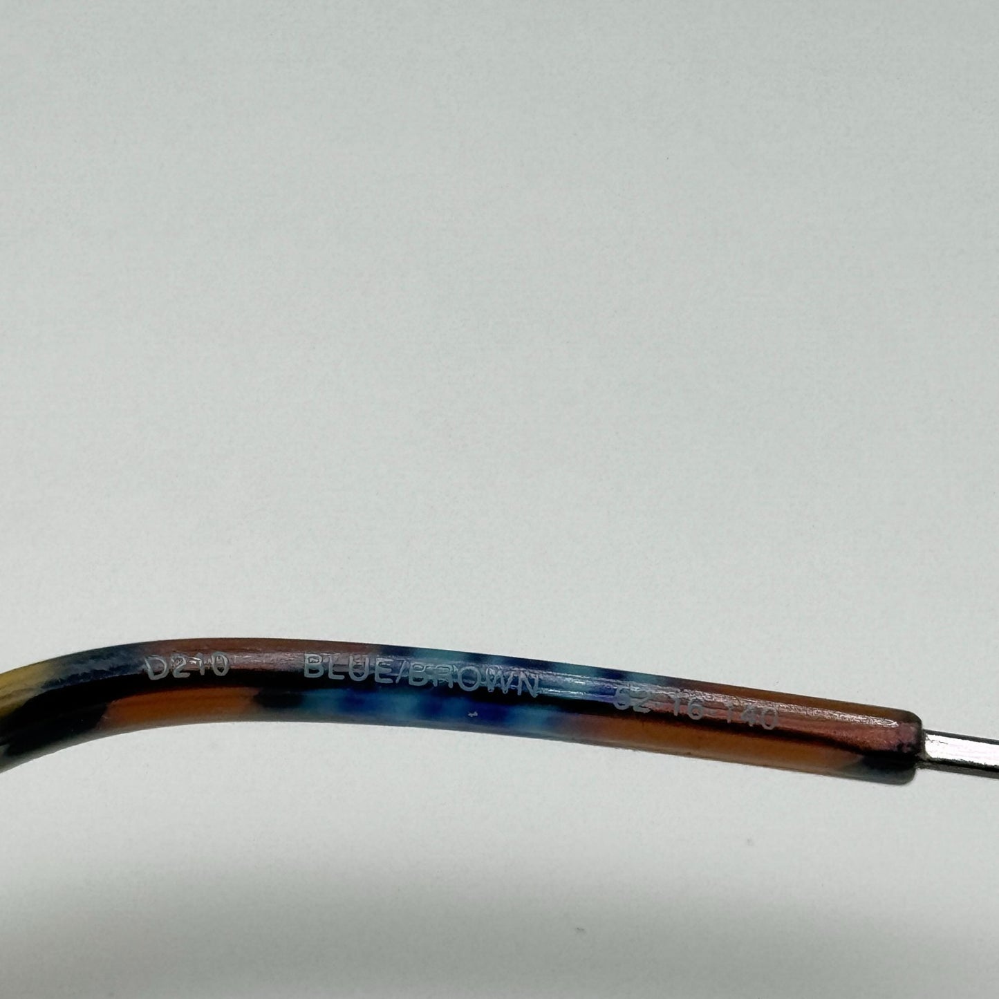 Lucky Brand Eye Glasses Eyeglasses Frames D210 Blue Brown 52-16-140