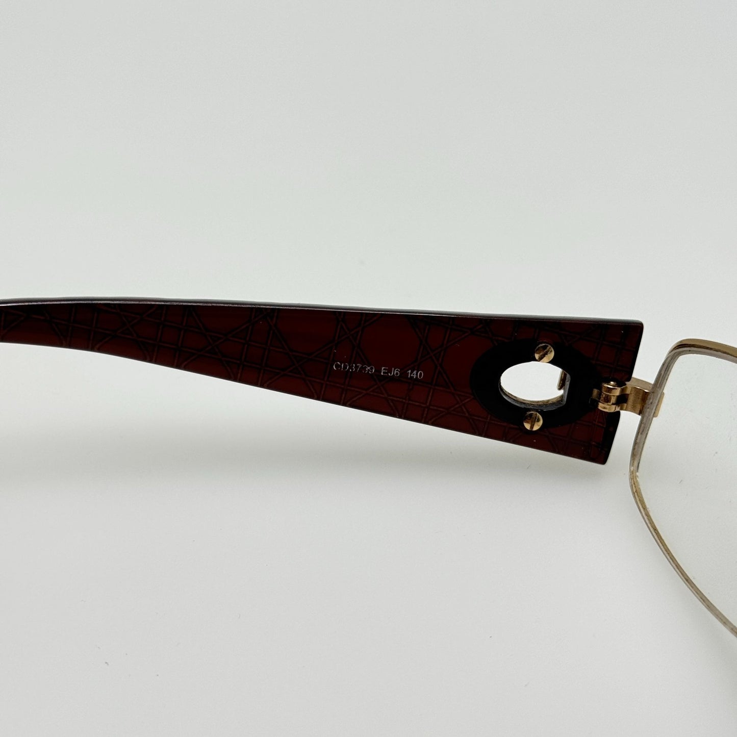 Christian Dior Eyeglasses Eye Glasses Frames CD 3739 EJ6 Italy 52-17-140