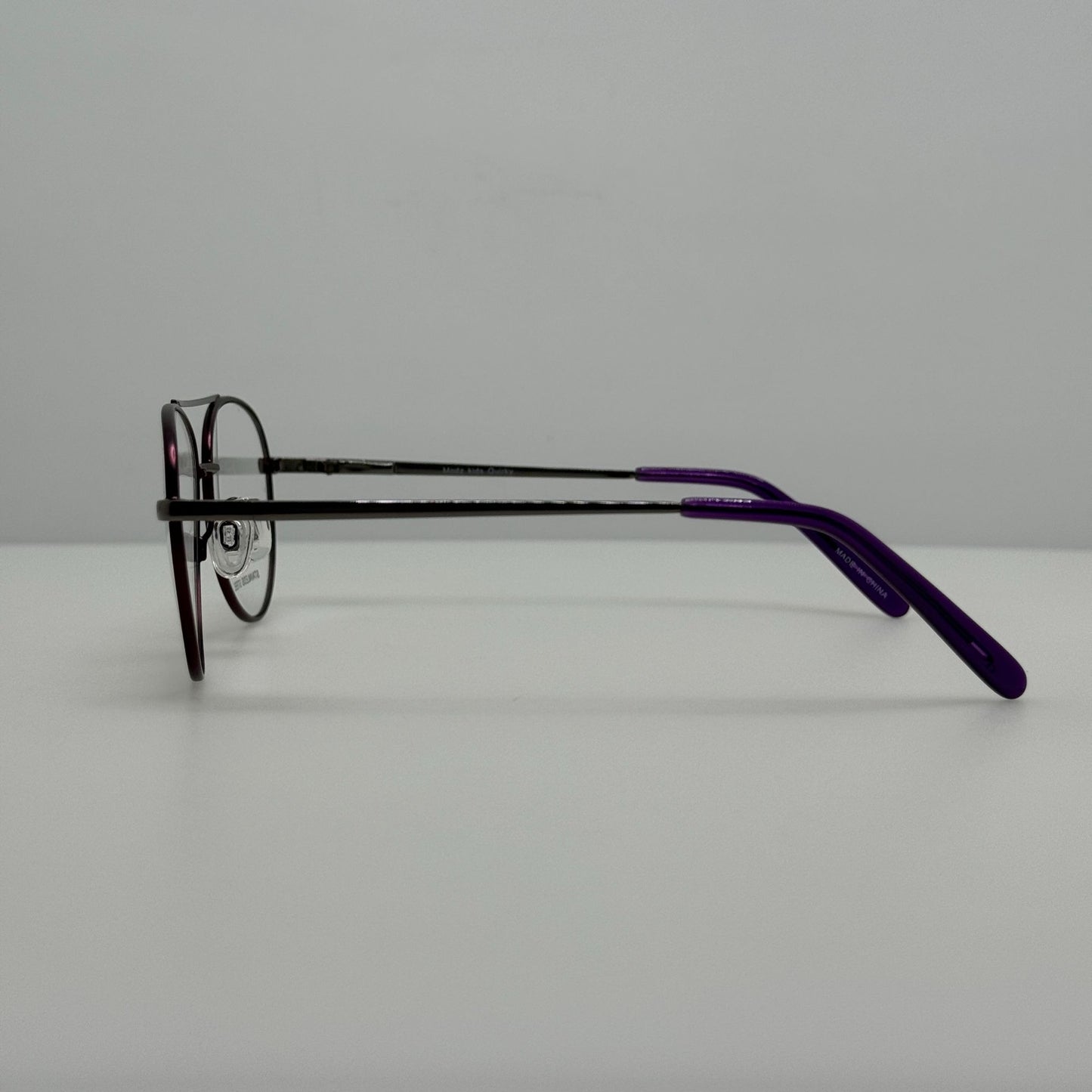 Modz Eyeglasses Eye Glasses Frames Quirky Purple Gunmetal Kids 48-16-125