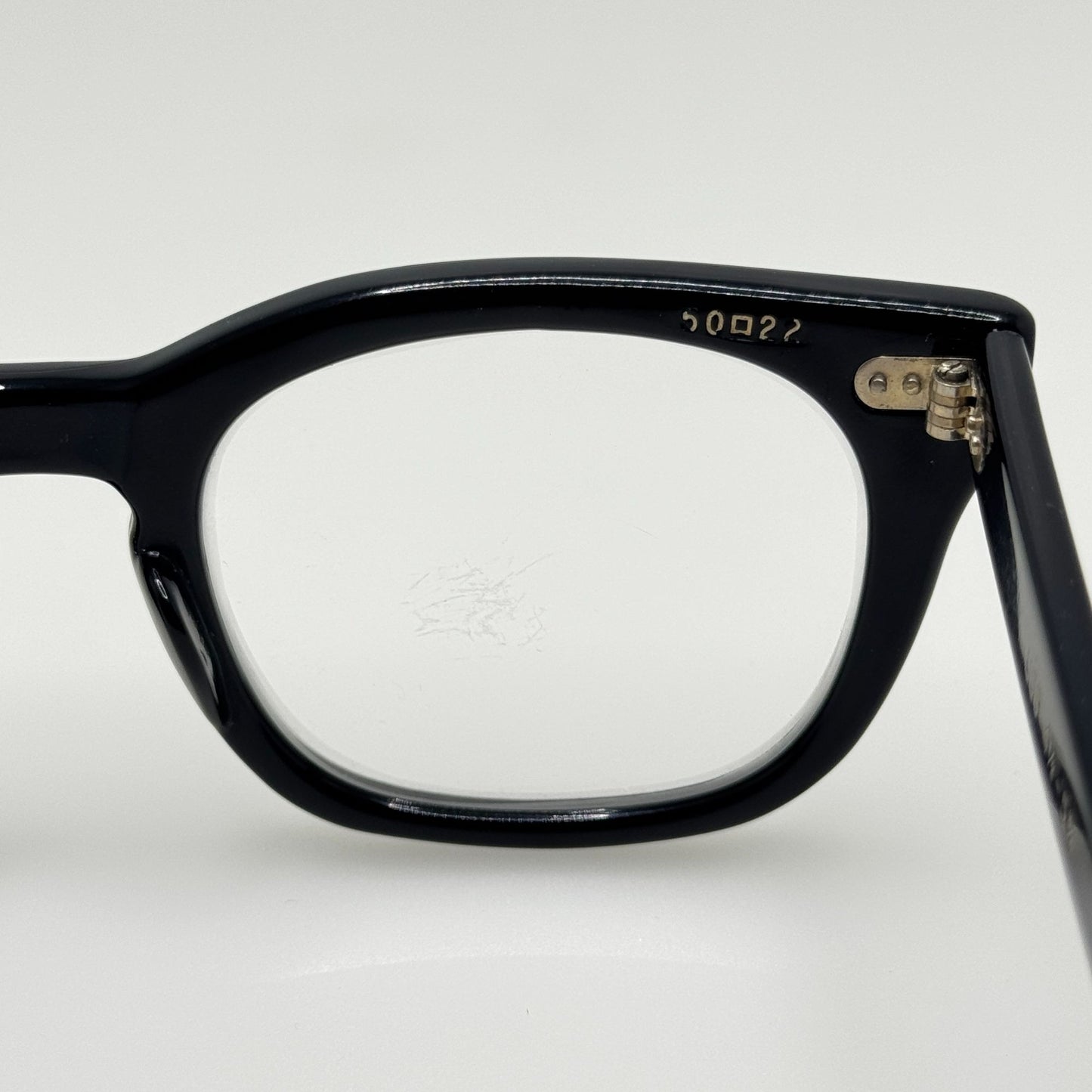 USS Black Eyeglasses Eye Glasses Frames 4 1/2 5 3/4 50-22 Read Description