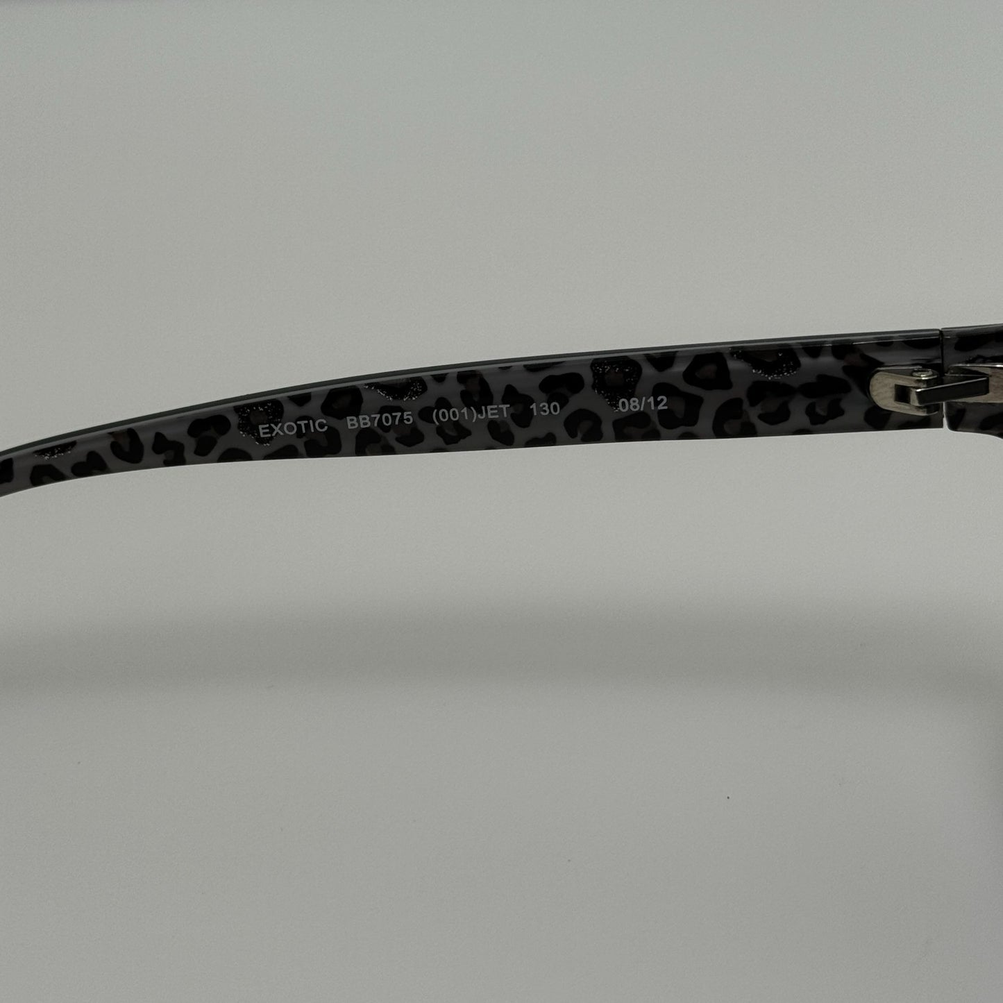 Bebe Eyeglasses Eye Glasses Frames BB7075 Exotic 001 Jet 58-16-130