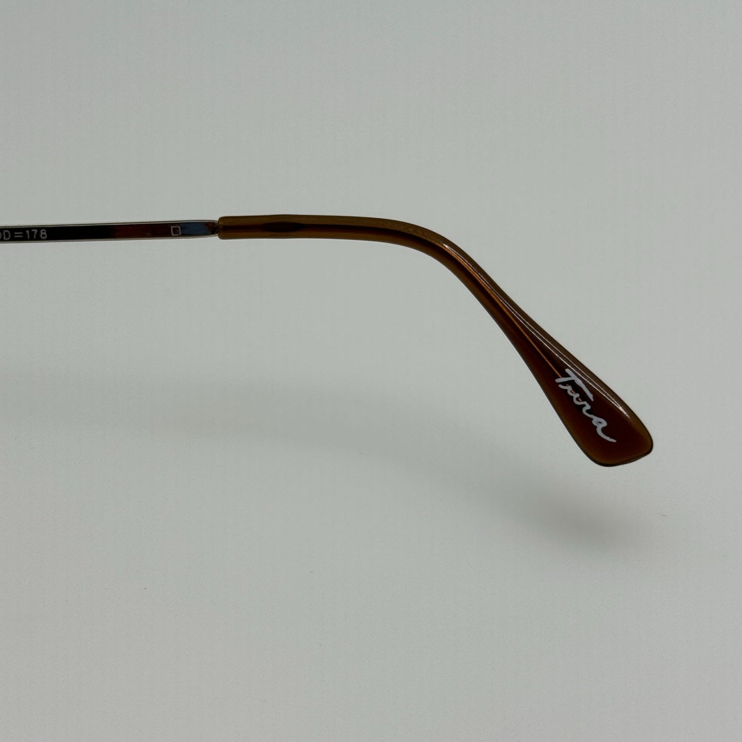 Tura Sunglasses 178 5 1/2 Japan Gold Smoke Pink 62-20-140