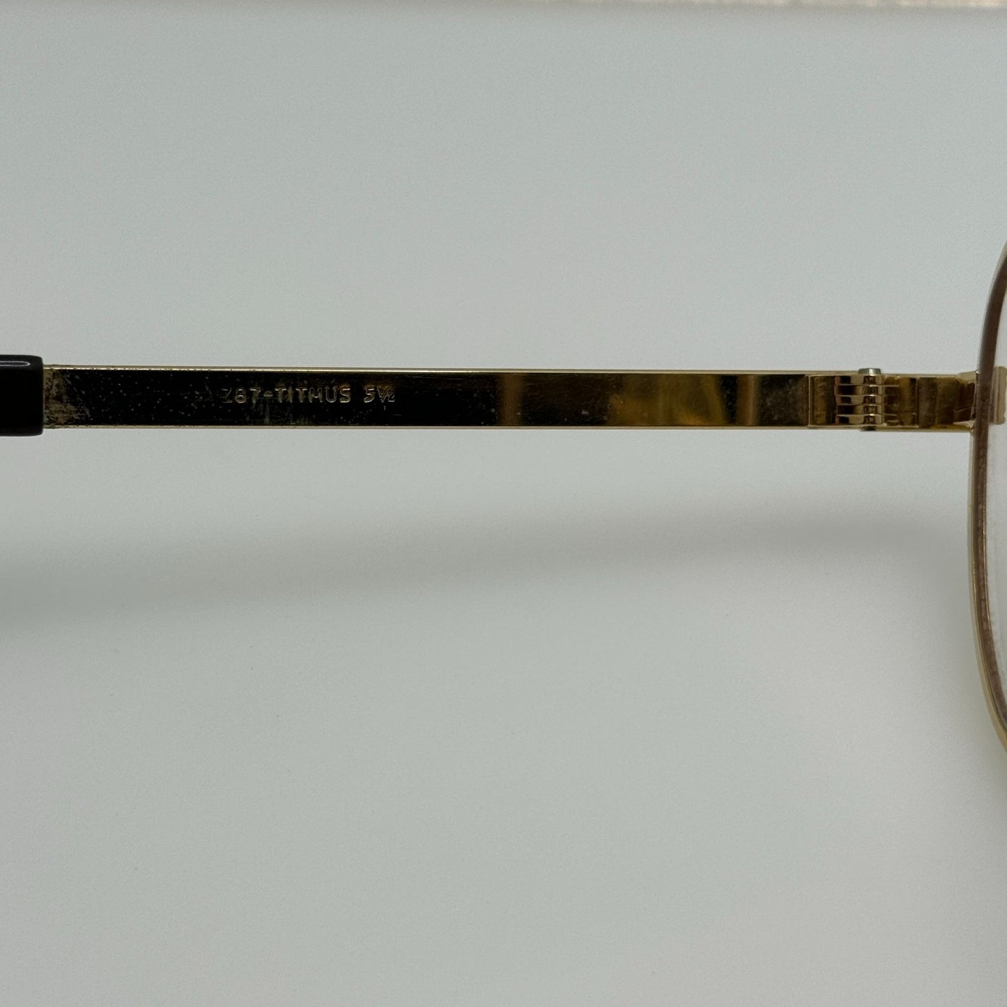 Titmus Eyeglasses Eye Glasses Frames Z87 TO Gold 54-22