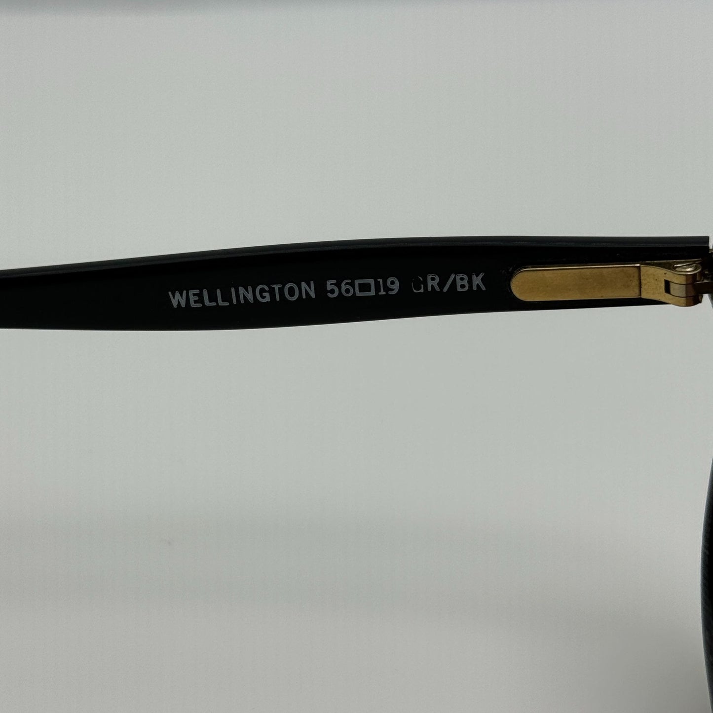 Anglo American Optical Eyeglasses Eye Glasses Frames Wellington GR/BK 56-19