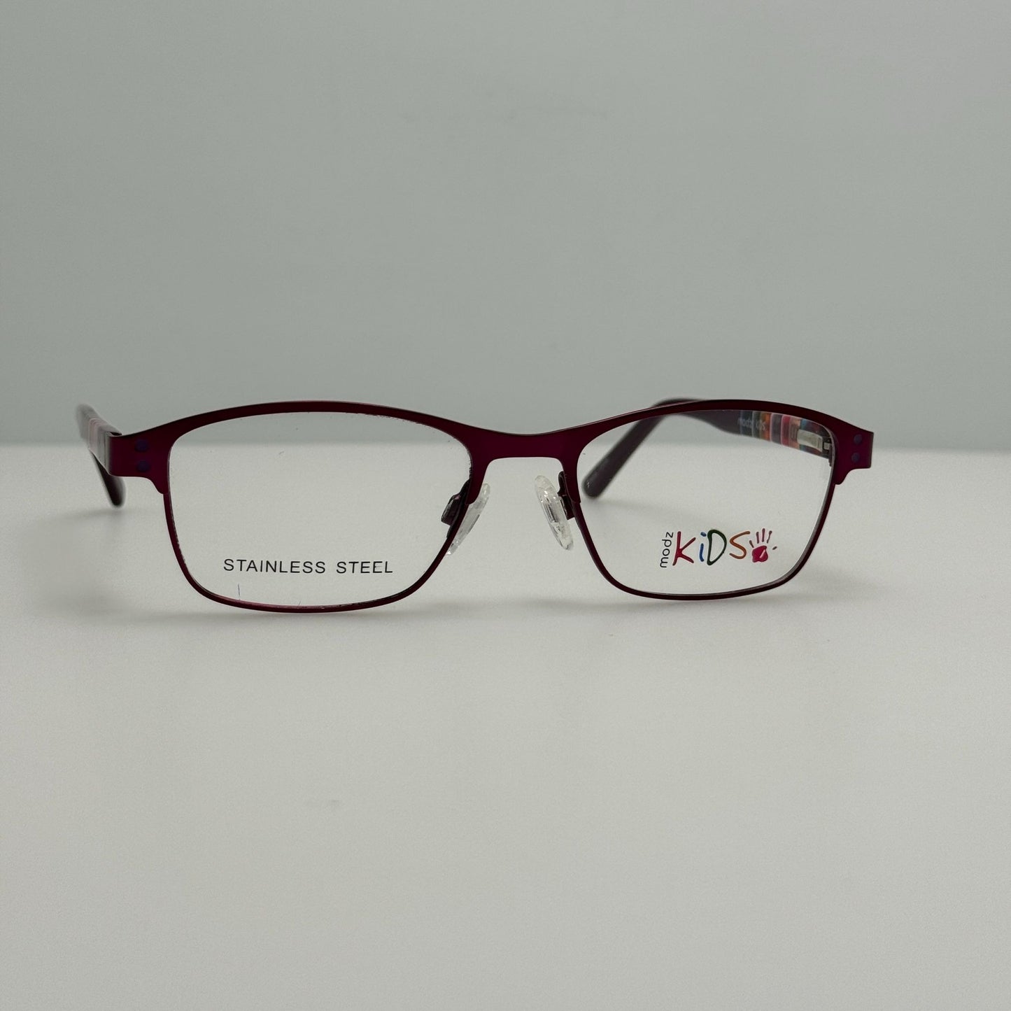 Modz Eyeglasses Eye Glasses Frames Modern Dainty Matte Fuschia Kids 48-16-125