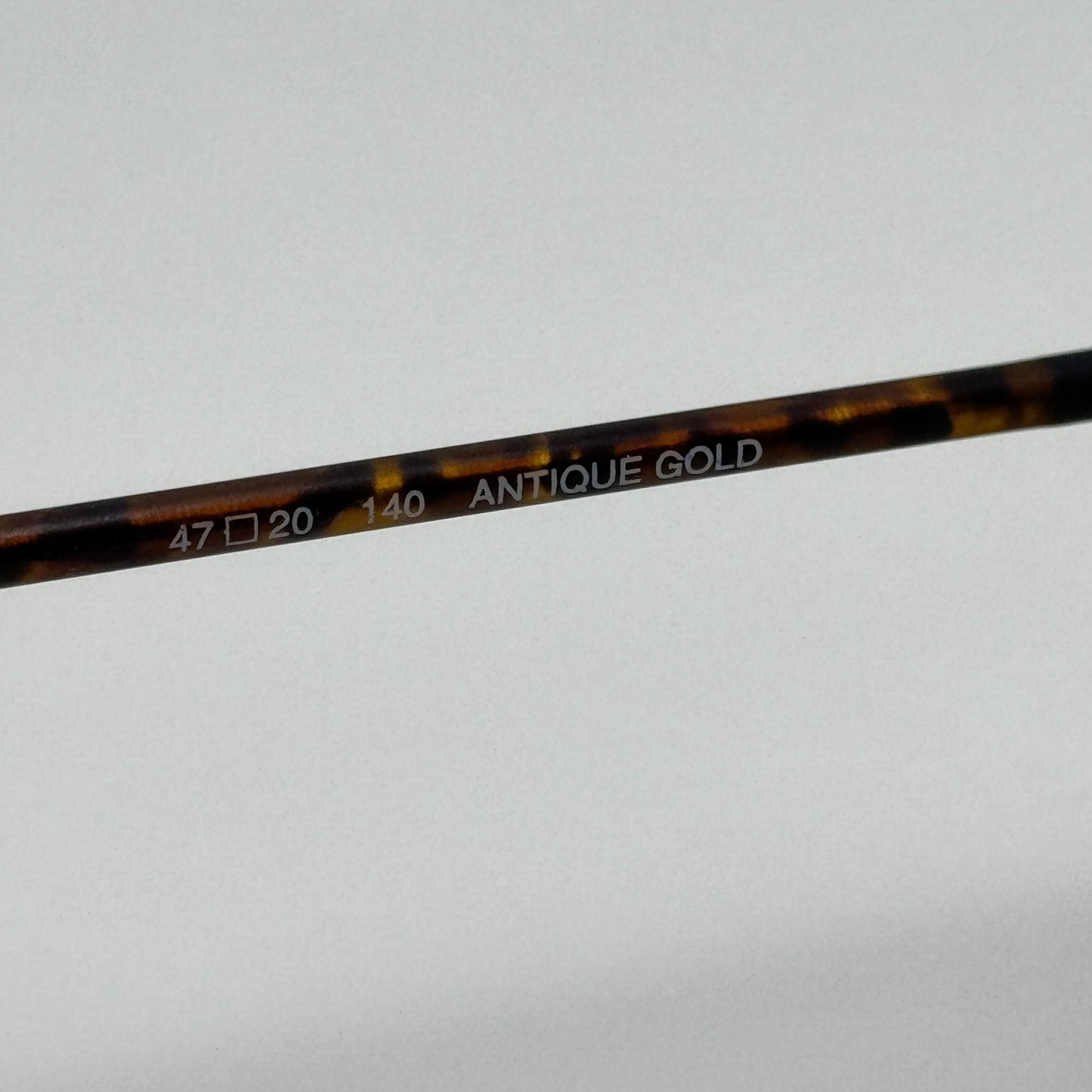 Royal Couture RC 122 Antique Gold Eye Glasses Eyeglasses Frames France 47-20-140