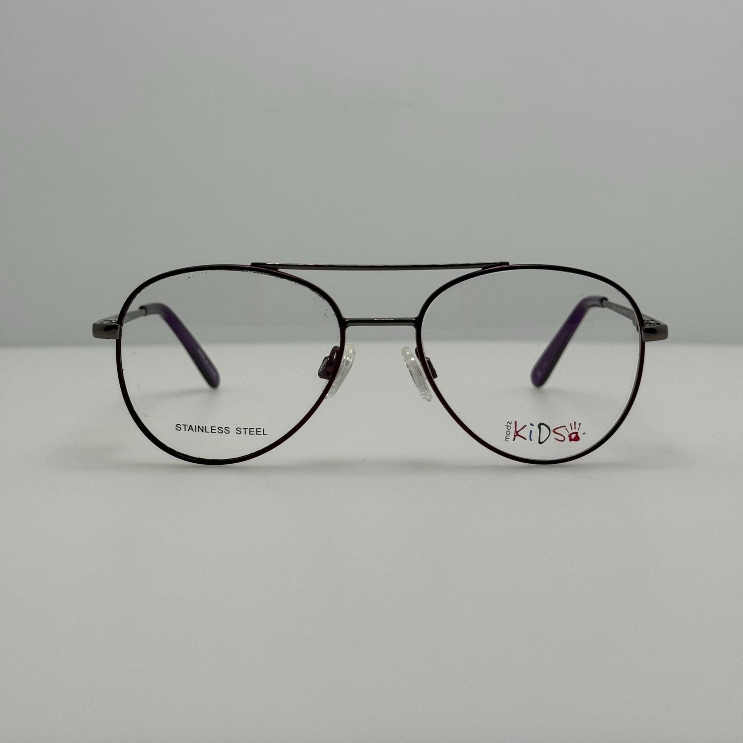 Modz Eyeglasses Eye Glasses Frames Quirky Purple Gunmetal Kids 48-16-125