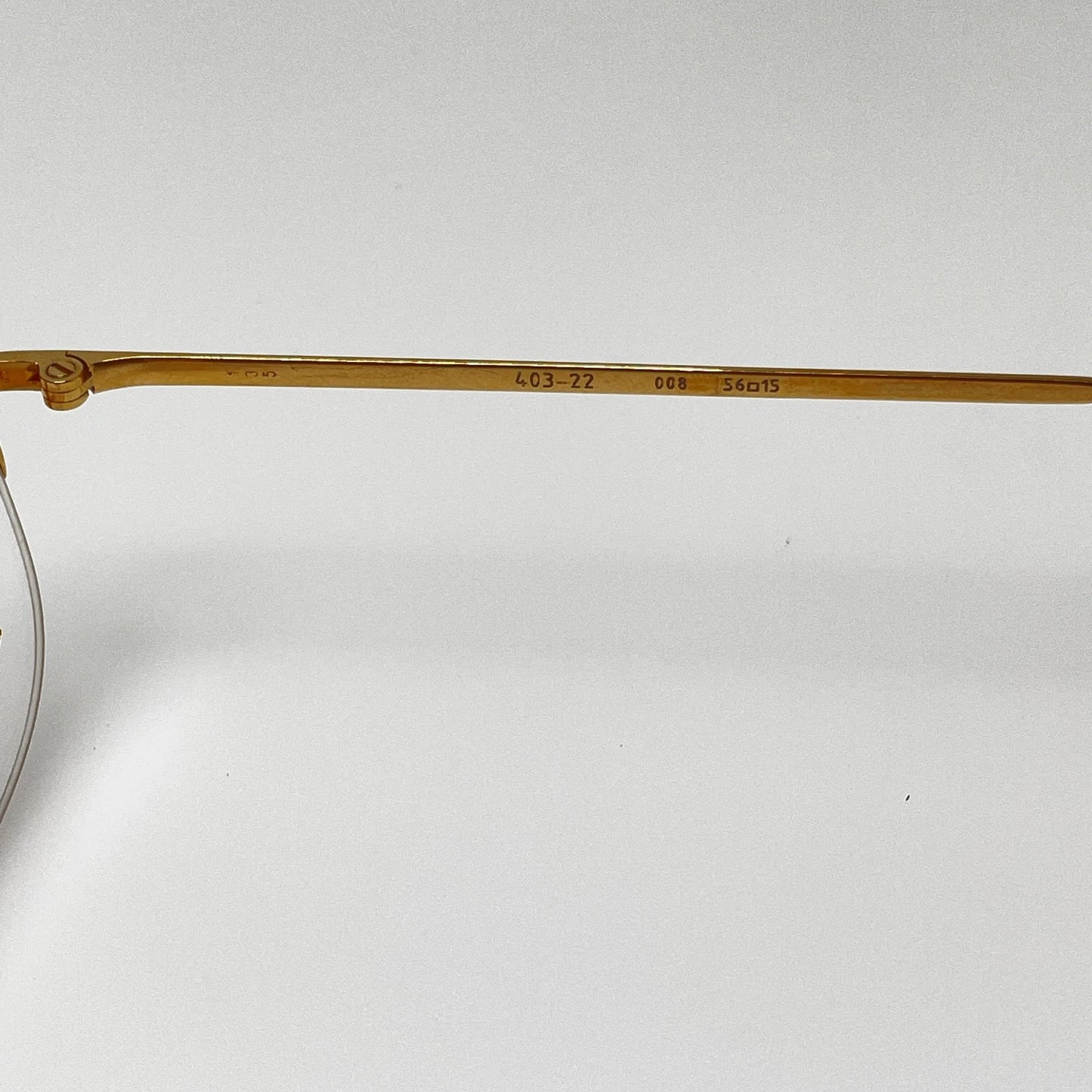 Logo Paris Eyeglasses Eye Glasses Frames 403-22 008 Vintage France 56-15