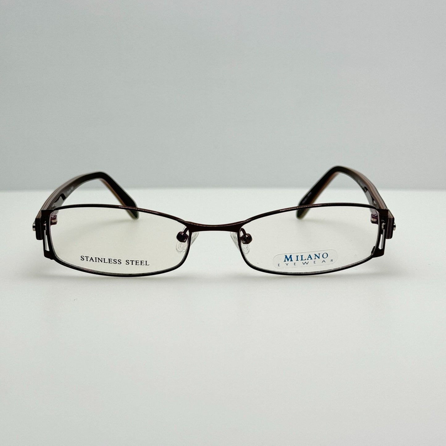 Milano Eyeglasses Eye Glasses Frames 1569 Cafe 50-18-140