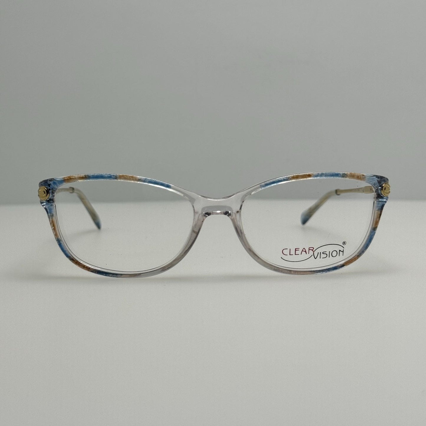 Clear Vision Eyeglasses Eye Glasses Frames Annie Blue Mix 52-16-130