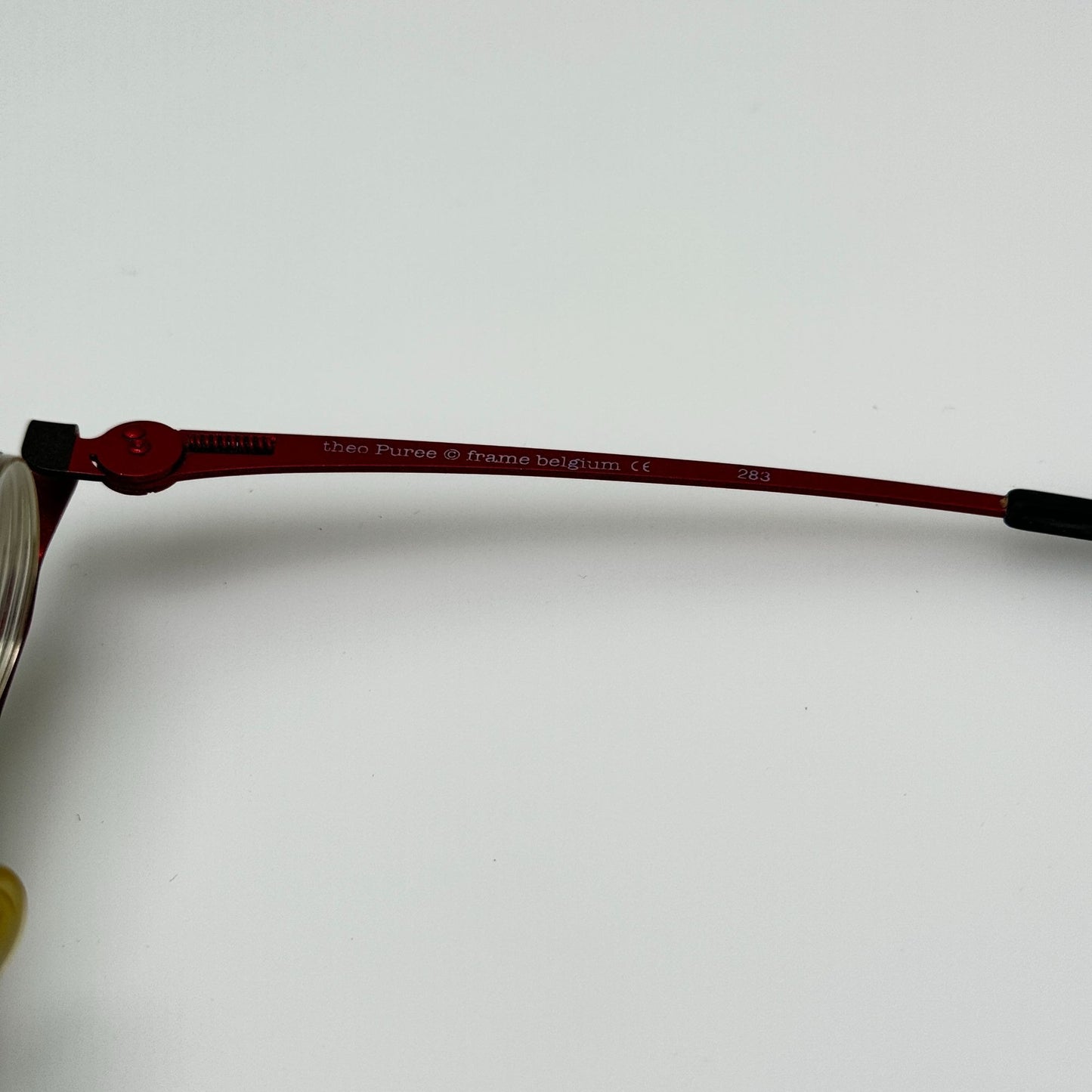 Theo Eye Glasses Eyeglasses Frames Puree Belgium 283 Red
