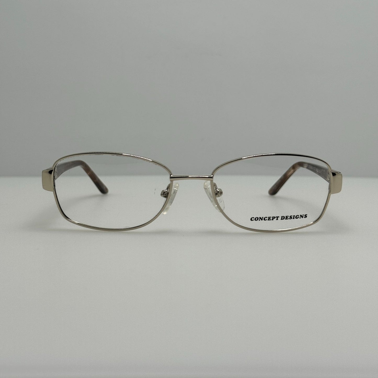 Concept Designs Eyeglasses Eye Glasses Frames 5021 C-3 Gold 52-17-135