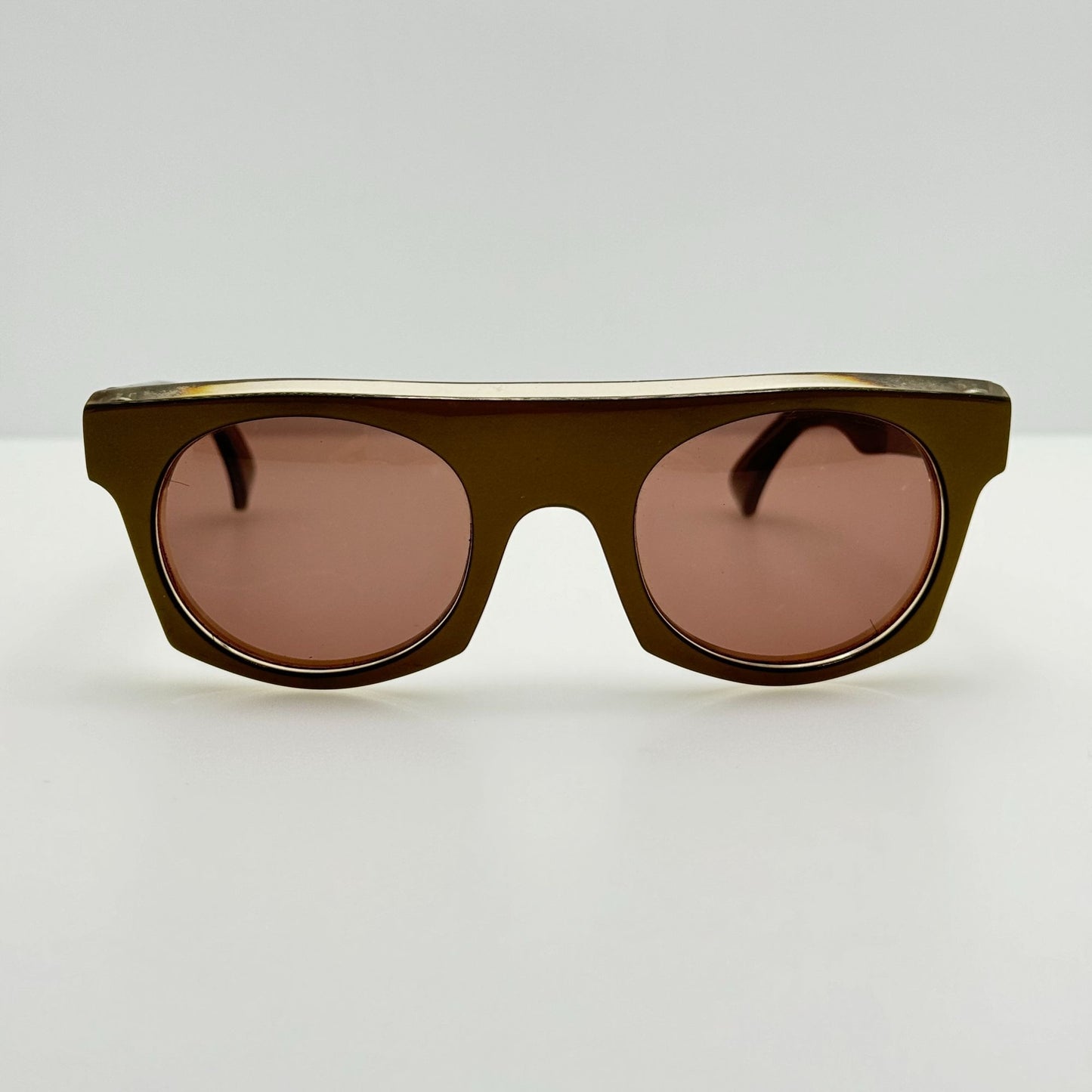 Claude Montana / Mikli Sunglasses 533 716 CM 86 Gold France Vintage Retro RARE