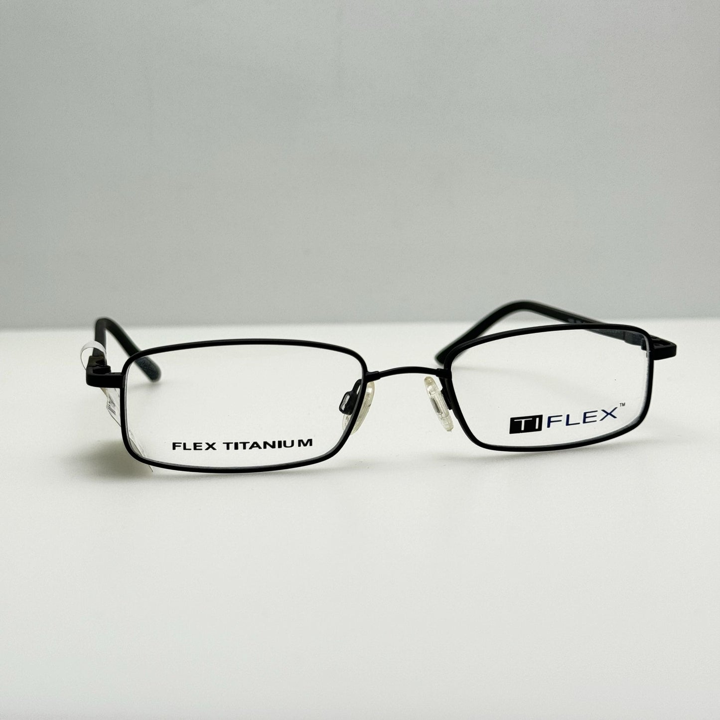 Ti Flex Eyeglasses Eye Glasses Frames 1553 002 Satin Black 50-18-135