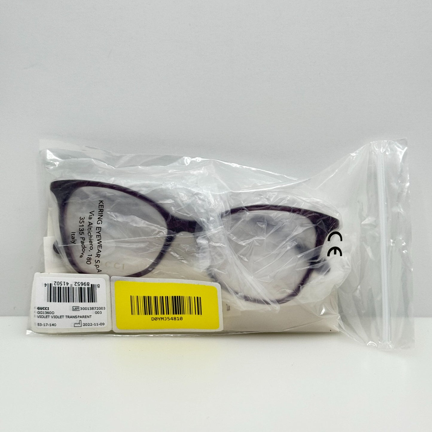 Gucci Eyeglasses Eye Glasses Frames GG1360O 003 53-17-140 Italy