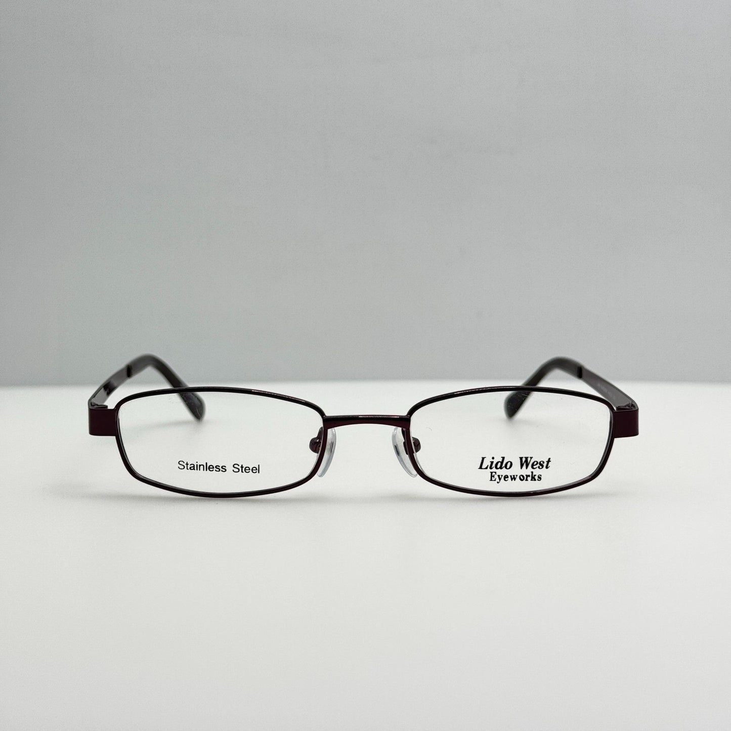 Lido West Eyeglasses Eye Glasses Frames Lake Burgundy Youth 46-17-135