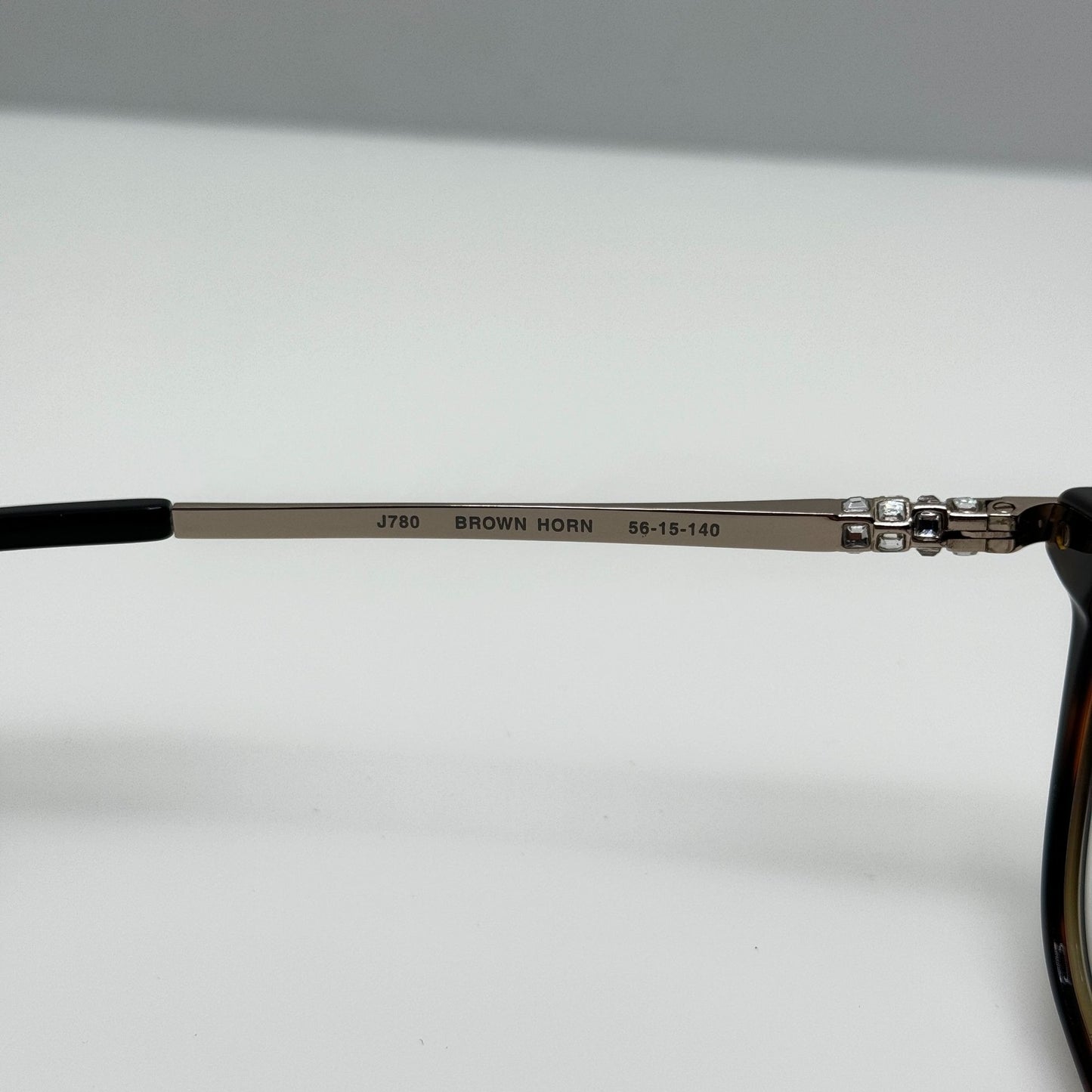 Jones New York Eyeglasses Eye Glasses Frames J780 Brown Horn 56-15-140
