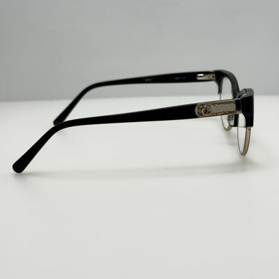 Chanel 3239-Q Col 501/3F Black Eyeglasses Eye Glasses Frames 53-17-140