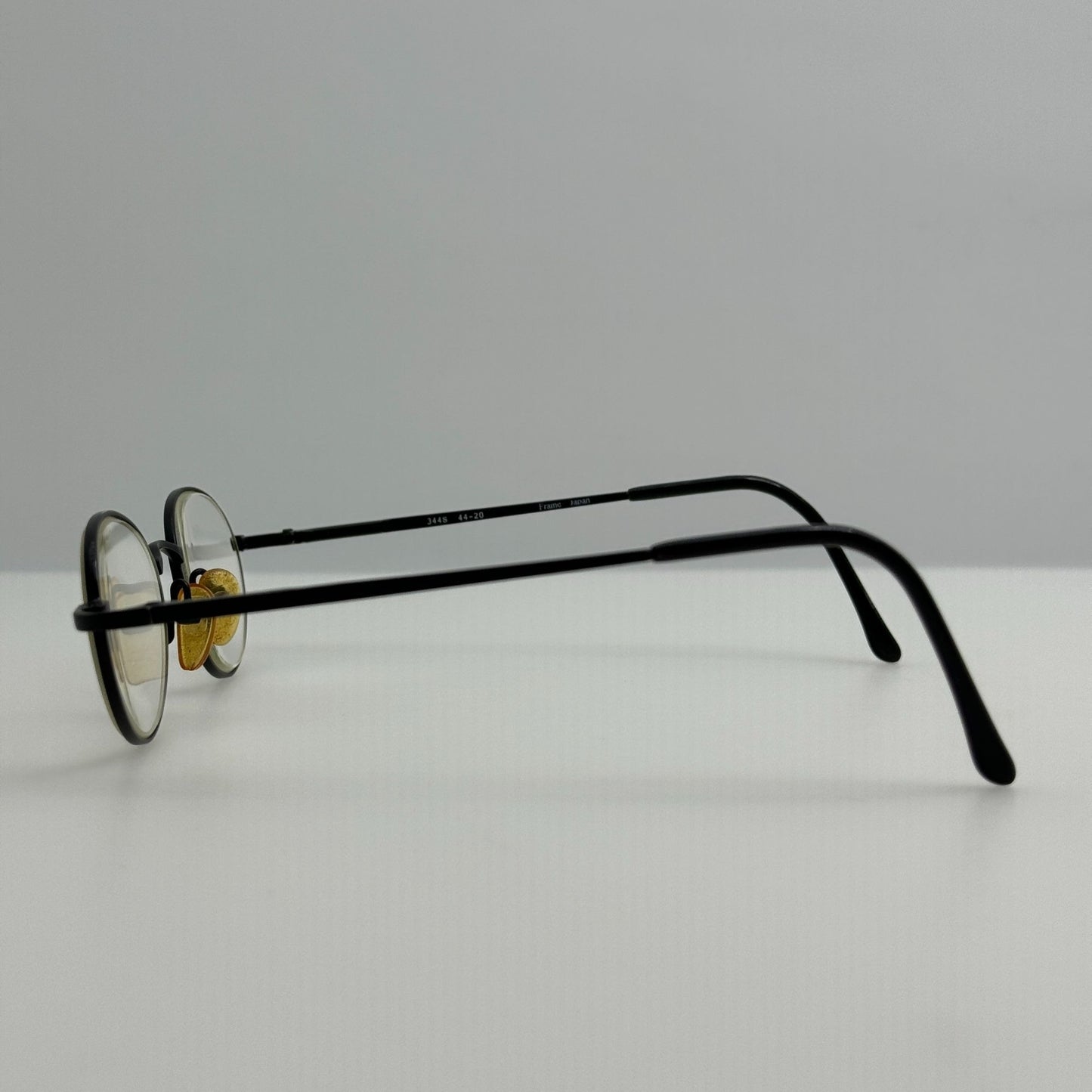 Akira Eyeglasses Eye Glasses Frames 344S M. BLK 37 Japan 44-20