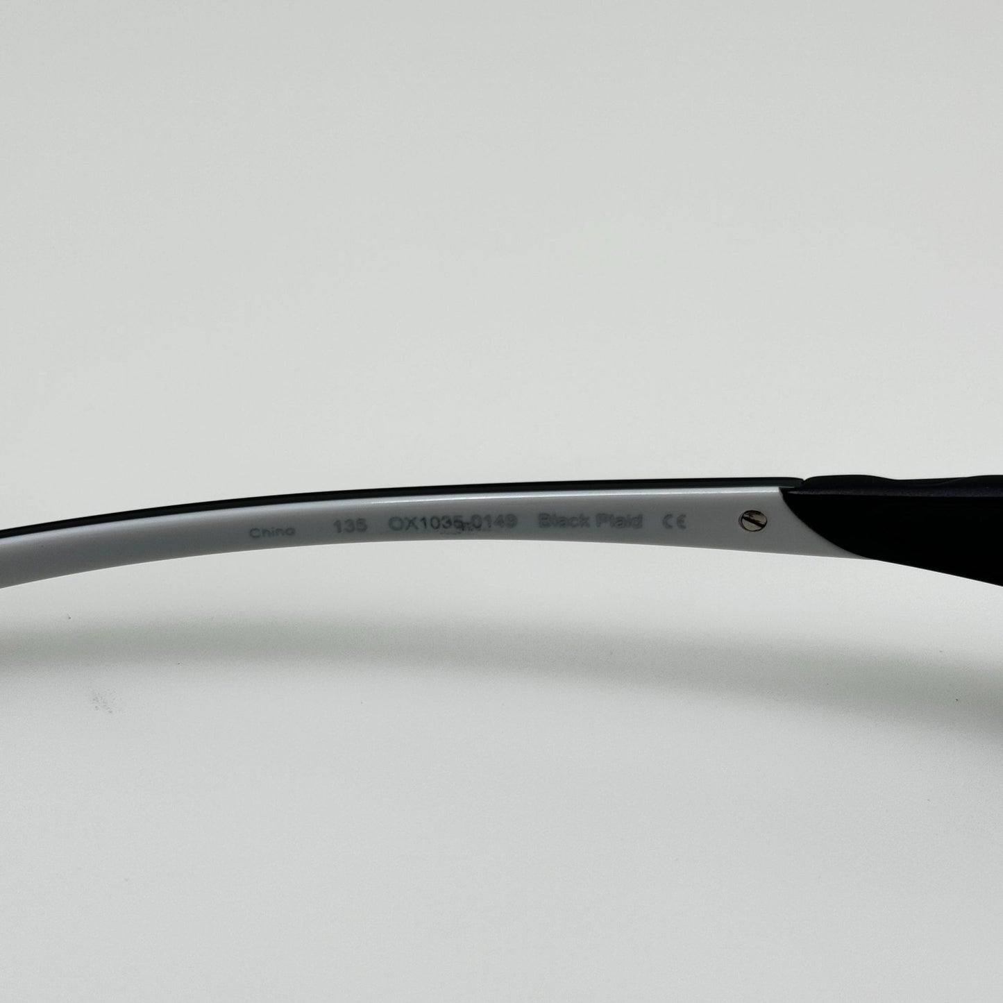 Oakley Eyeglasses Eye Glasses Frames OX1035-0149 Scarf Black Plaid 49-15-135