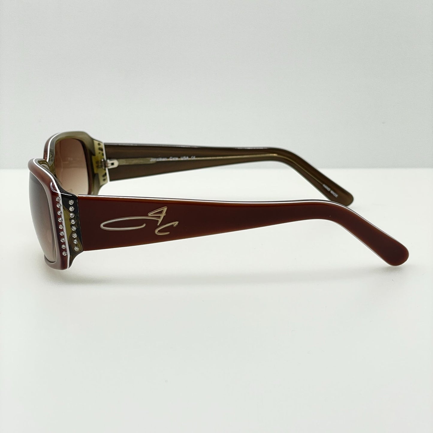 Jonathan Cate Sunglasses Diamond Lil BRN 56-17-130