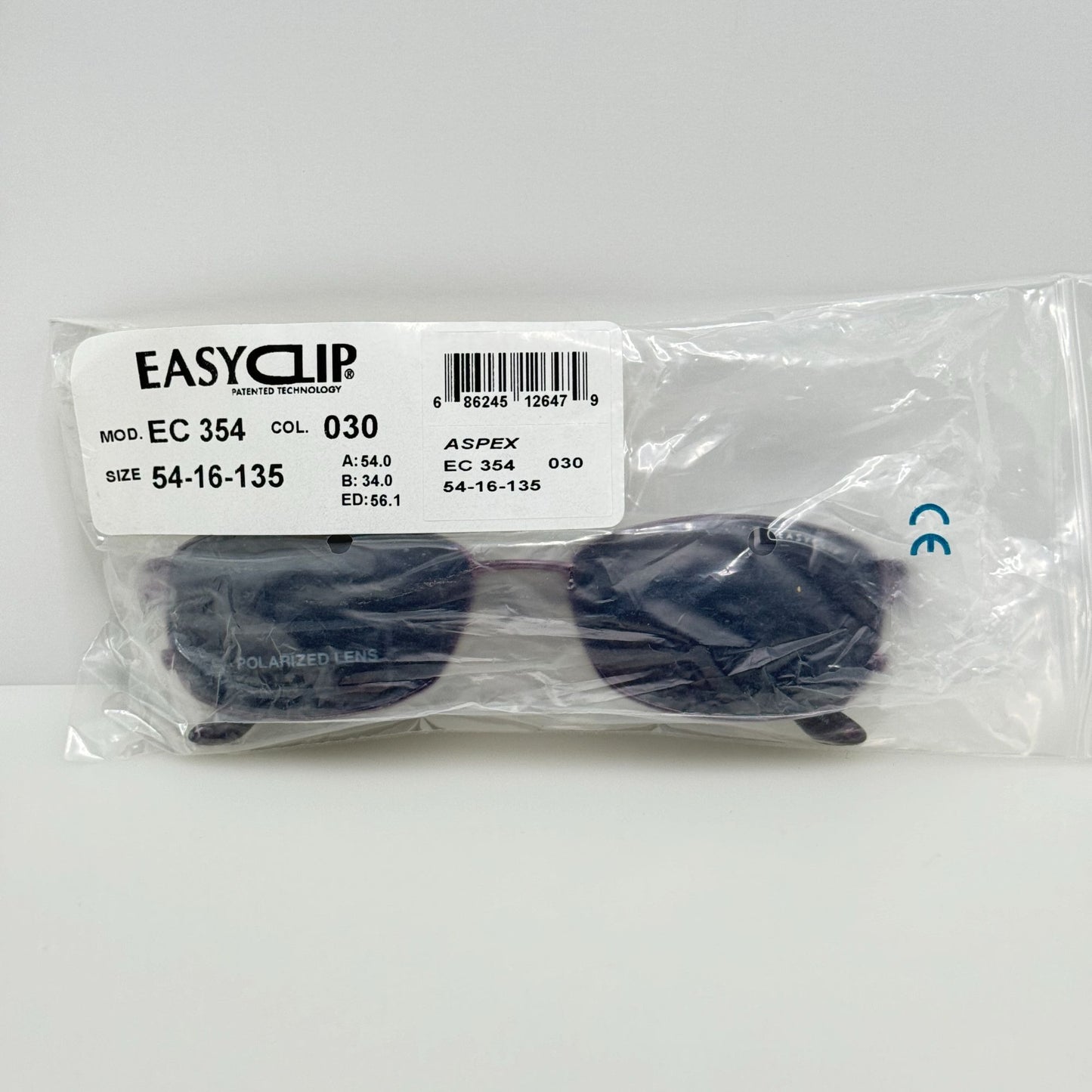 Easyclip Eyeglasses Eye Glasses Frames EC 354 030 54-16-135