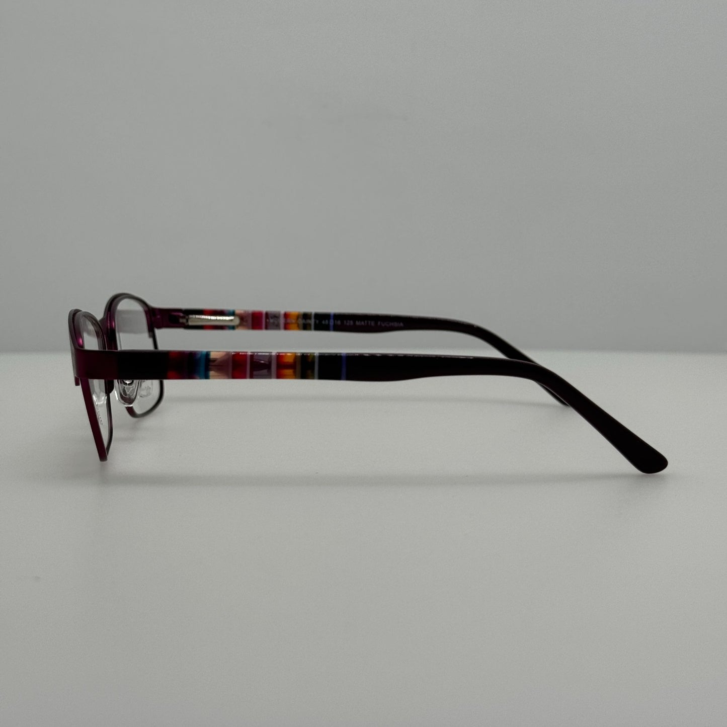 Modz Eyeglasses Eye Glasses Frames Modern Dainty Matte Fuschia Kids 48-16-125