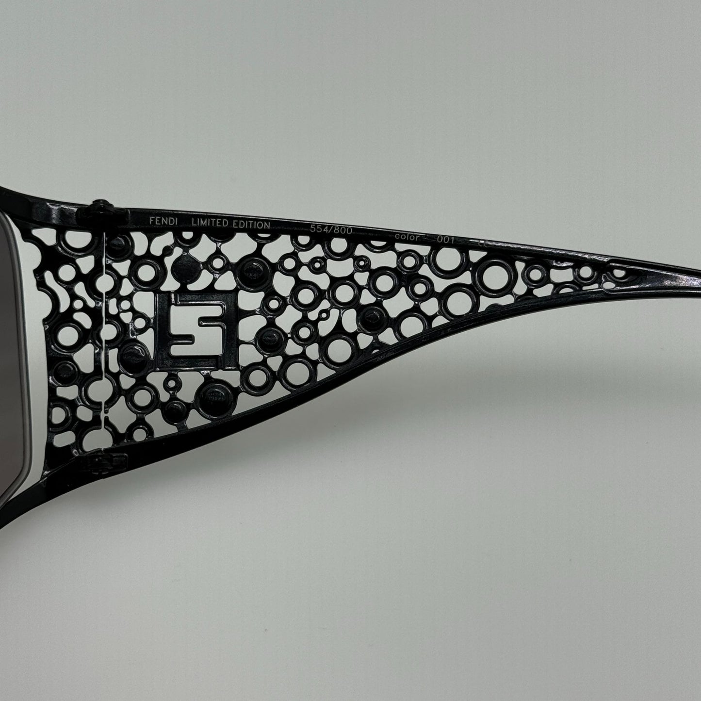 Fendi Sunglasses FS5067R 001 Womens Limited Edition Italy 60-13-125