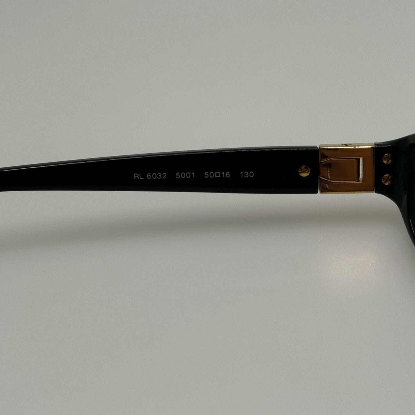 Ralph Lauren Eyeglasses Eye Glasses Frames RL 6032 5001 Italy 50-16-130 B