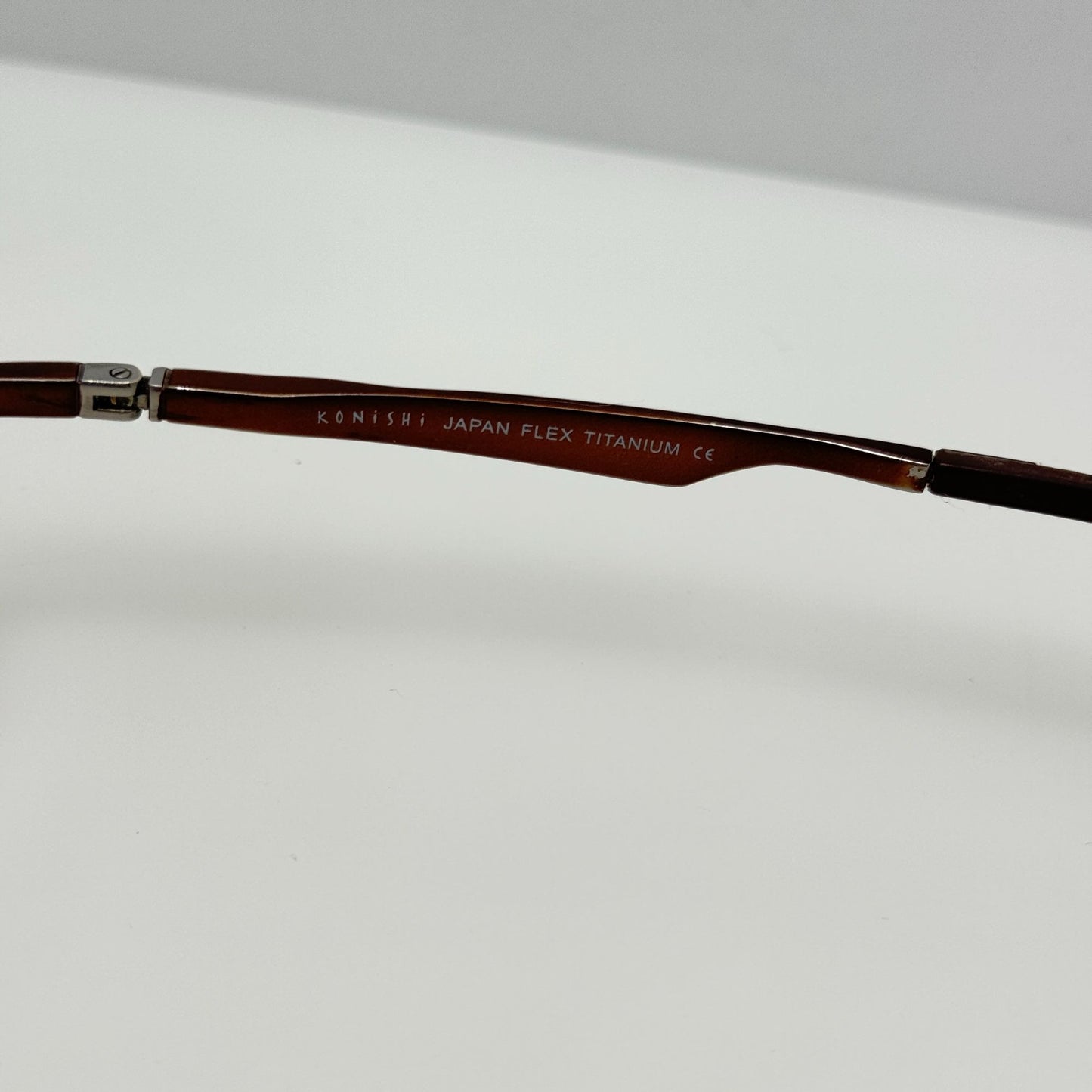 Konishi Eyeglasses Eye Glasses Frames KF 8469 C1 Mocha Japan Titanium 55-17-138