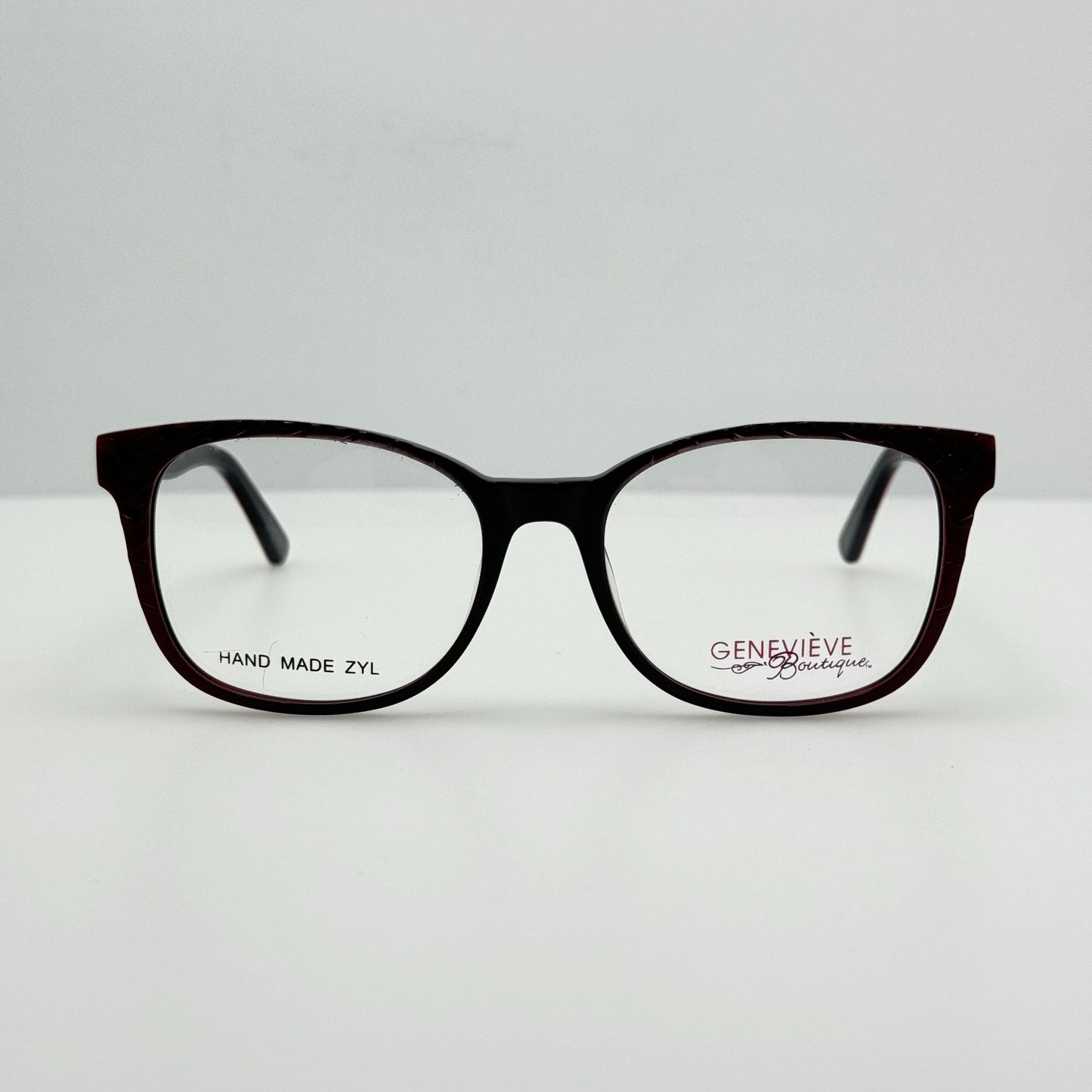 Genevieve Boutique Eyeglasses Eye Glasses Frames Jet Set Burgundy Fade 52-18-140