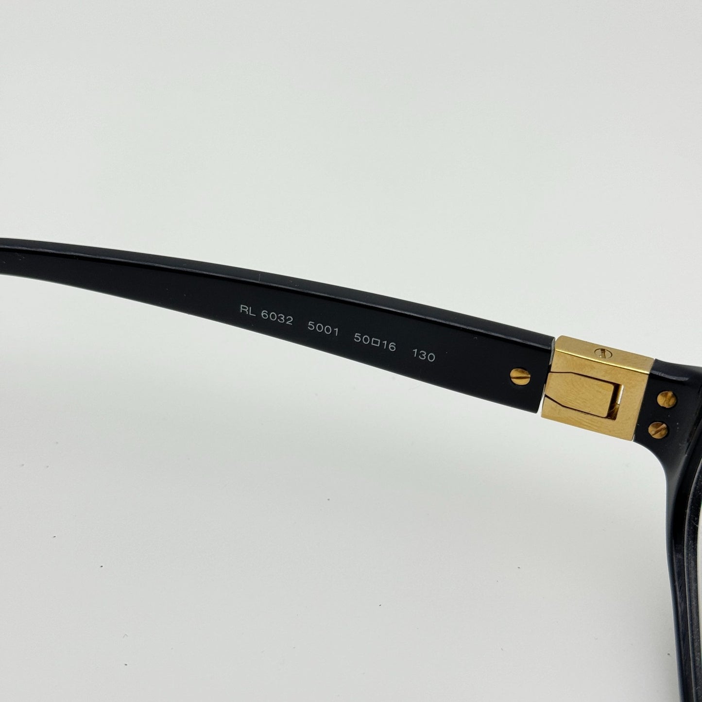 Ralph Lauren Eyeglasses Eye Glasses Frames RL 6032 5001 50-16-130 Italy