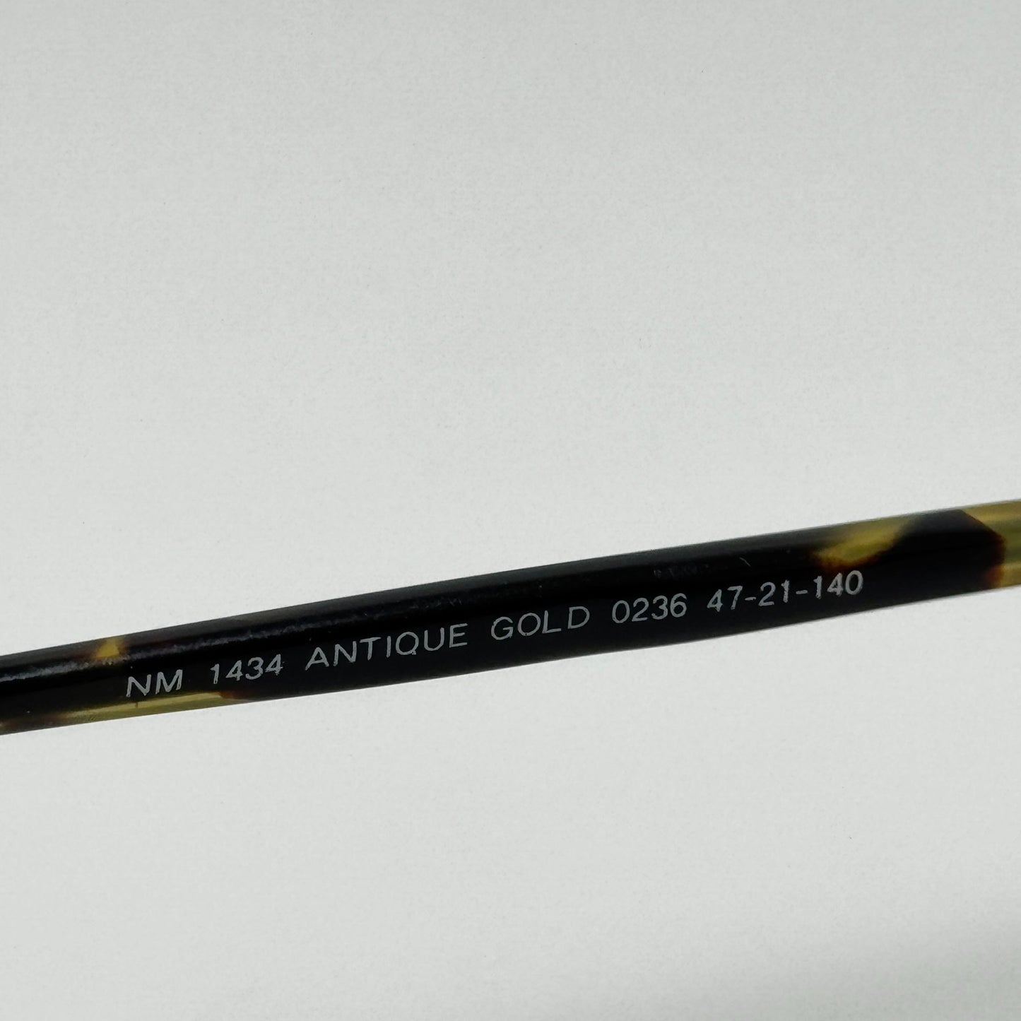 Nicole Miller Eyeglasses Eye Glasses Frames NM 1434 Antique Gold 0236 47-21-140