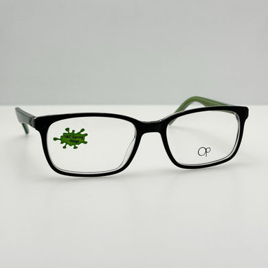 Ocean Pacific Eyeglasses Eye Glasses Frames OP 876 Black Laminate 49-16-130