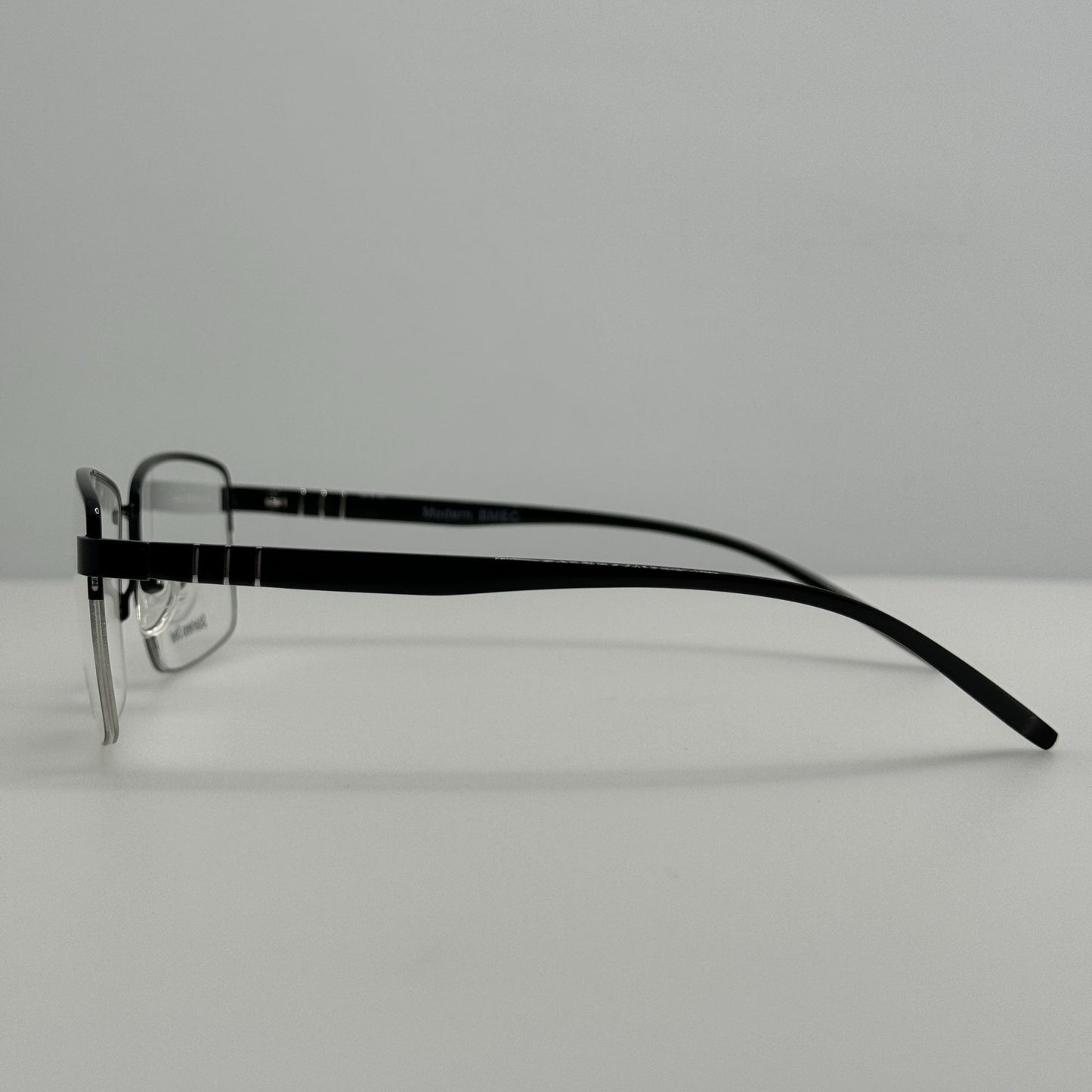 BMEC Eyeglasses Eye Glasses Frames Big Reward Matte Black 58-18-145