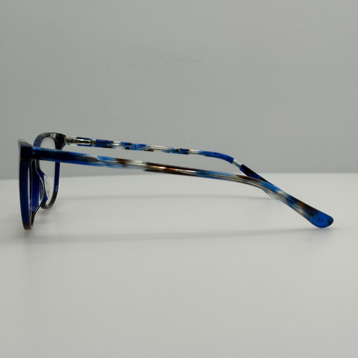 Genevieve Eyeglasses Eye Glasses Frames Presley Blue Marble 52-17-140