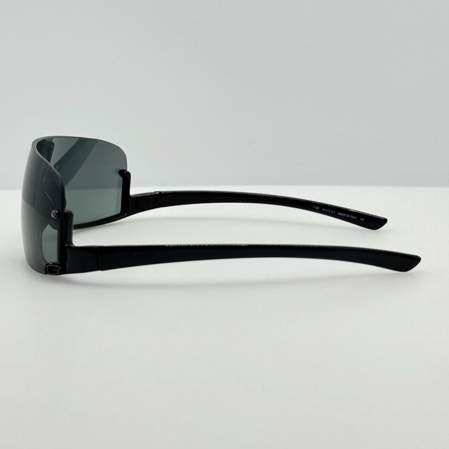 Gucci Sunglasses GG 1441/S L09 120 Vintage Retro Black Italy