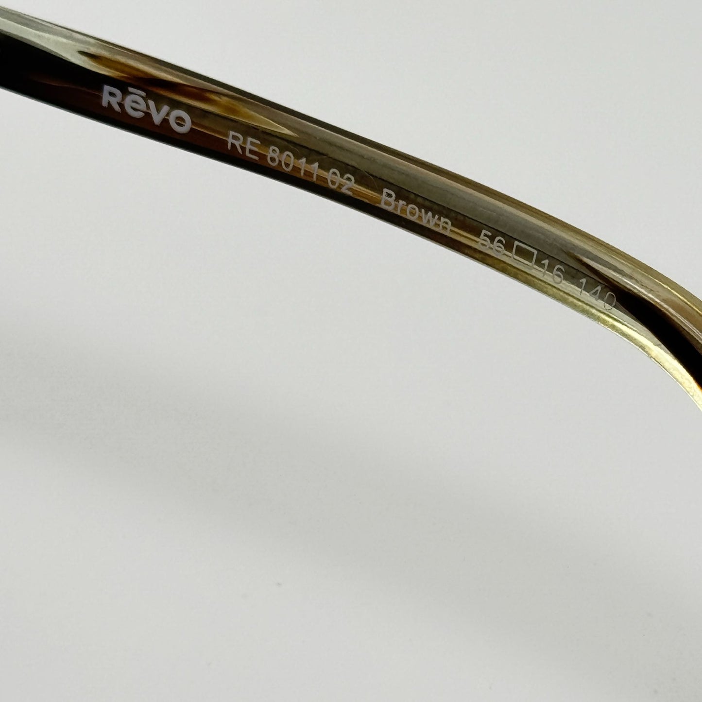 Revo Eyeglasses Eye Glasses Frames RE 8011 02 Brown 56-16-140