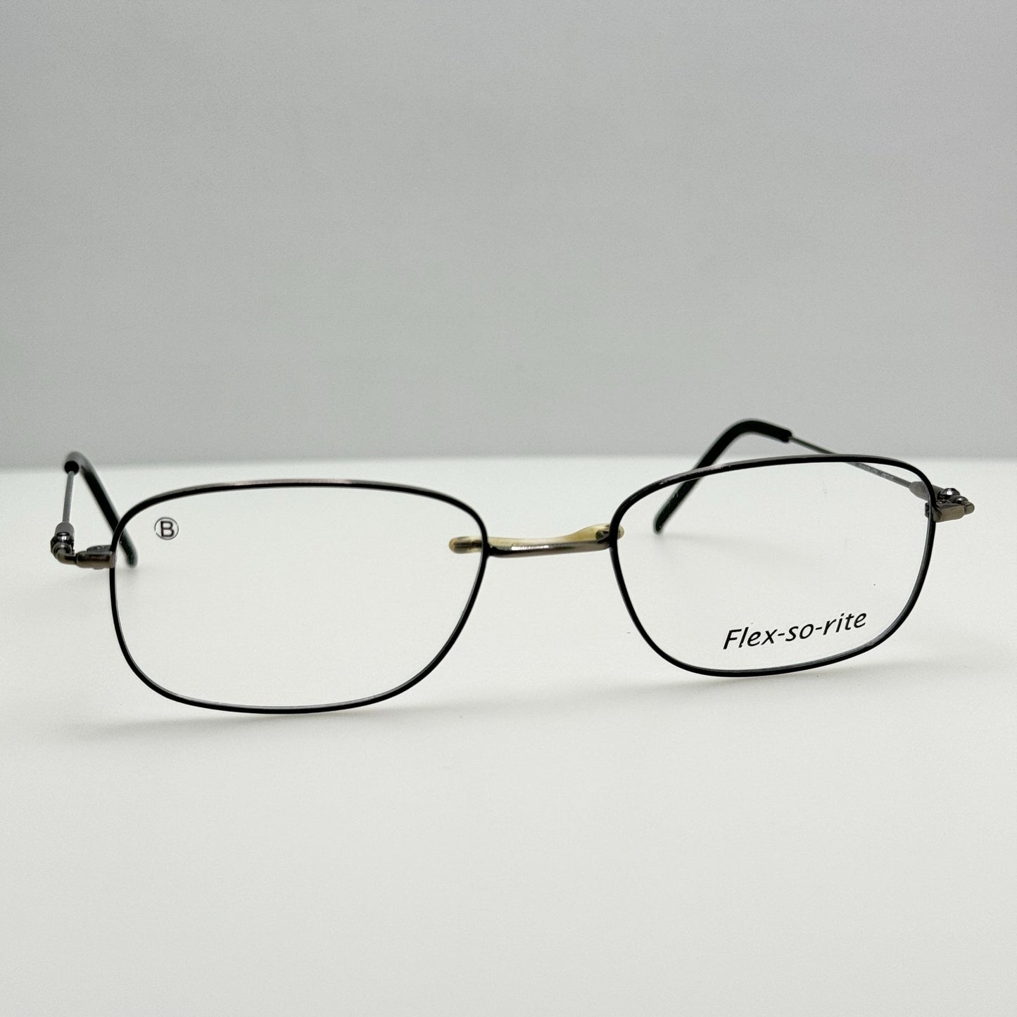 Flex So Right Eyeglasses Eye Glasses Frames Air Flex 502 Gun/Black 52-19