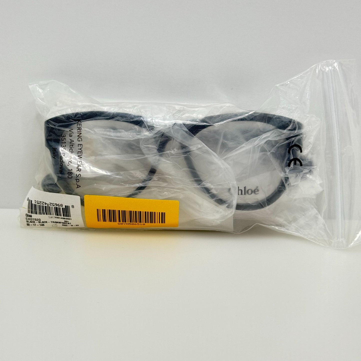 Chloe Eyeglasses Eye Glasses Frames CH0152O 001 53-17-145 Italy