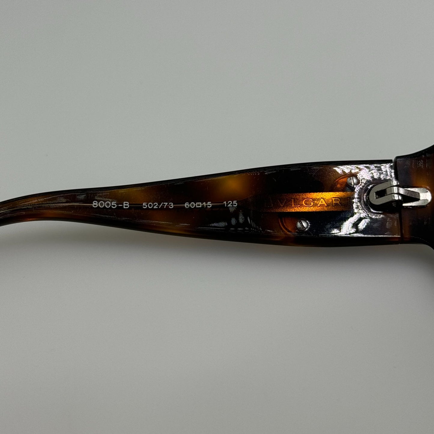 BVLGARI Bulgari Sunglasses 8005-B 502/73 Italy 60-15-125
