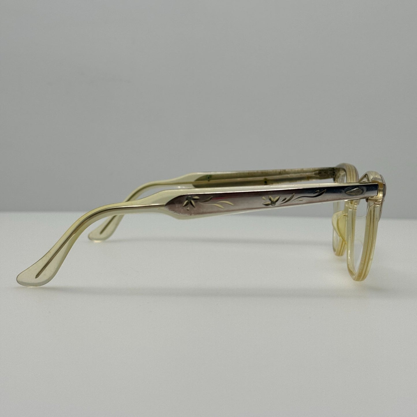 American Optical Eyeglasses Eye Glasses Frames 4 1/4 5 1/2 Cat Eye Vintage